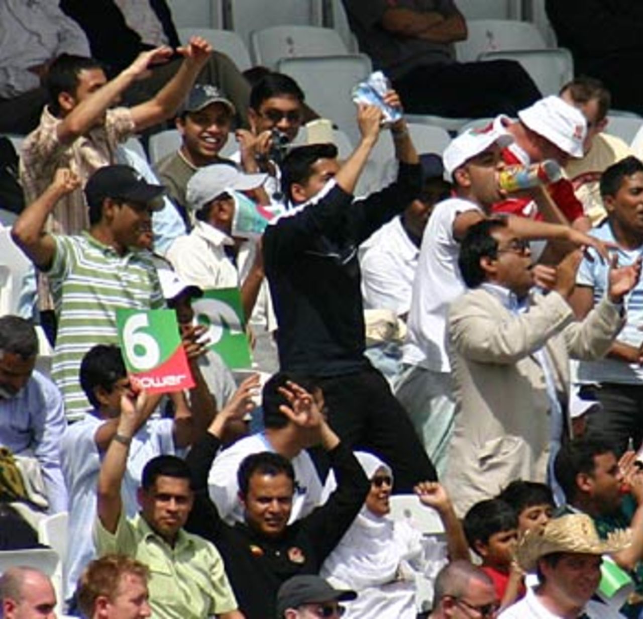 Bangladesh fans celebrate, England v Bangladesh, 1st Test, Lords, May 26