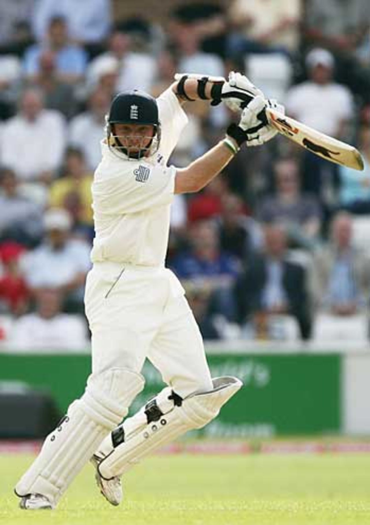 Ian Bell drives during his maiden Test century, England v Bangladesh, 2nd Test, Chester-le-Street, June 3