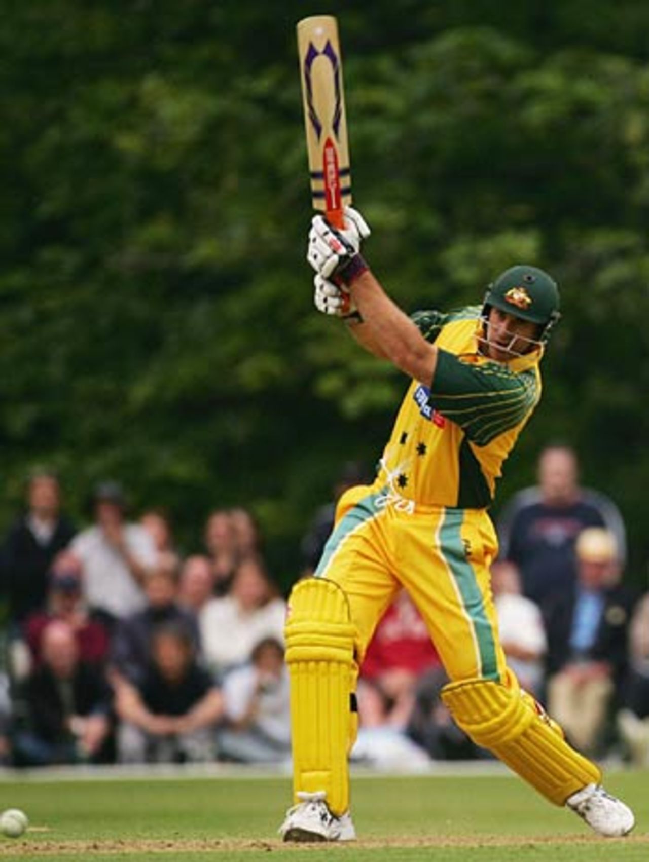 Matthew Hayden hits out on his way to 79 , PCA Masters XI v Australia, Arundel, June 9
