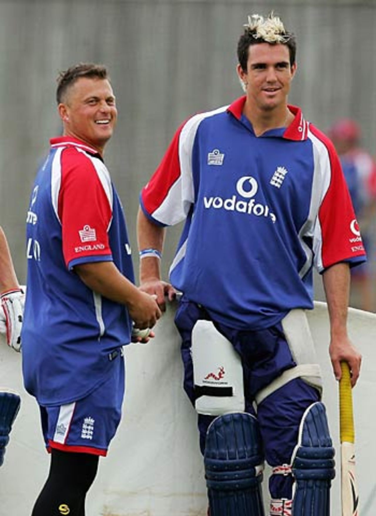 Darren Gough and Kevin Pietersen, Southampton, June 10, 2005