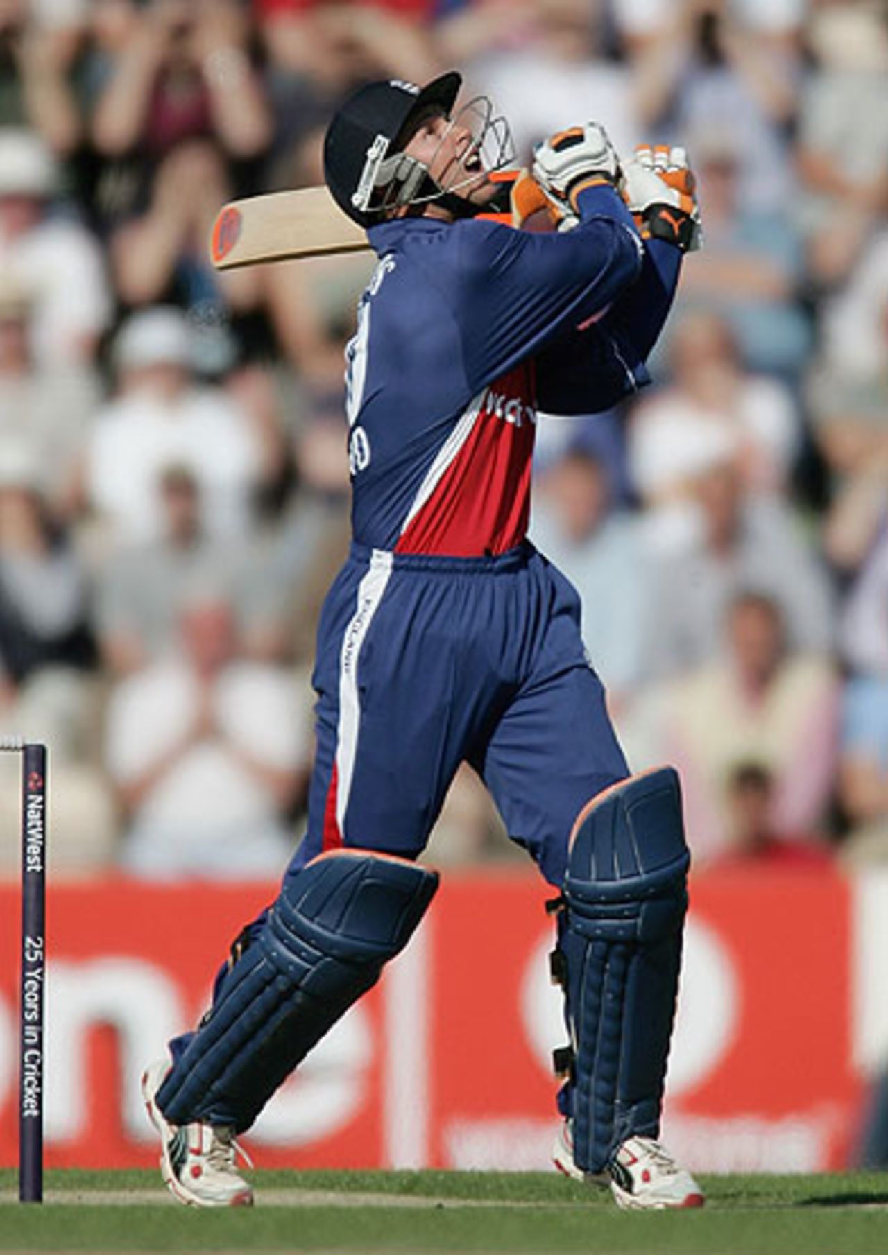 Geraint Jones in Twenty20 action, England v Australia, Rose Bowl, 2005