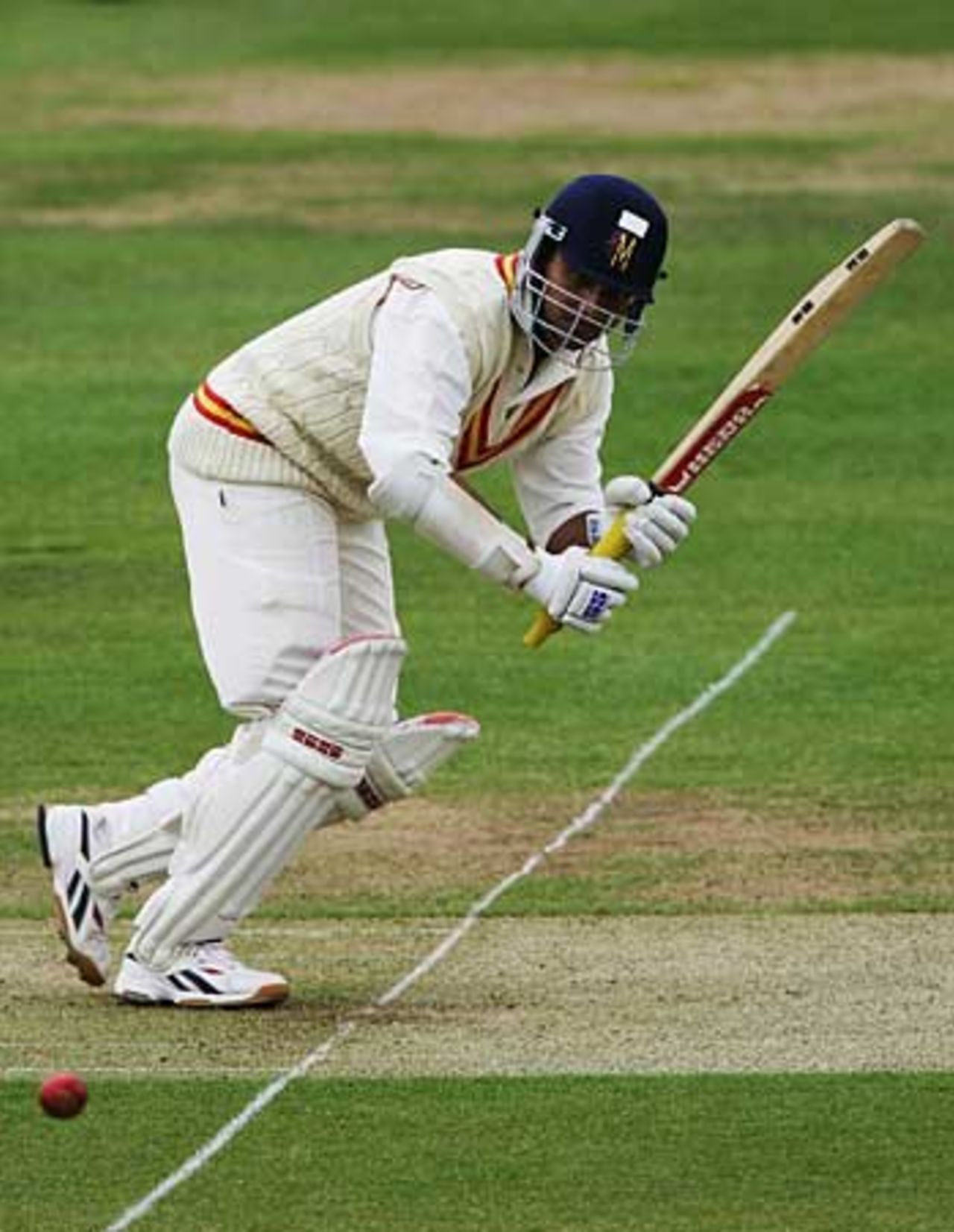 Sourav Ganguly works the ball to leg, MCC v International XI, Tsunami Appeal, Lord's, June 14
