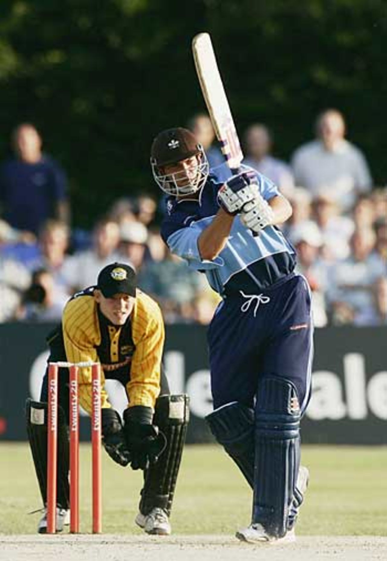 James Benning collects runs during his match winning innings, Kent v Surrey, Twenty20, Beckenham, June 22