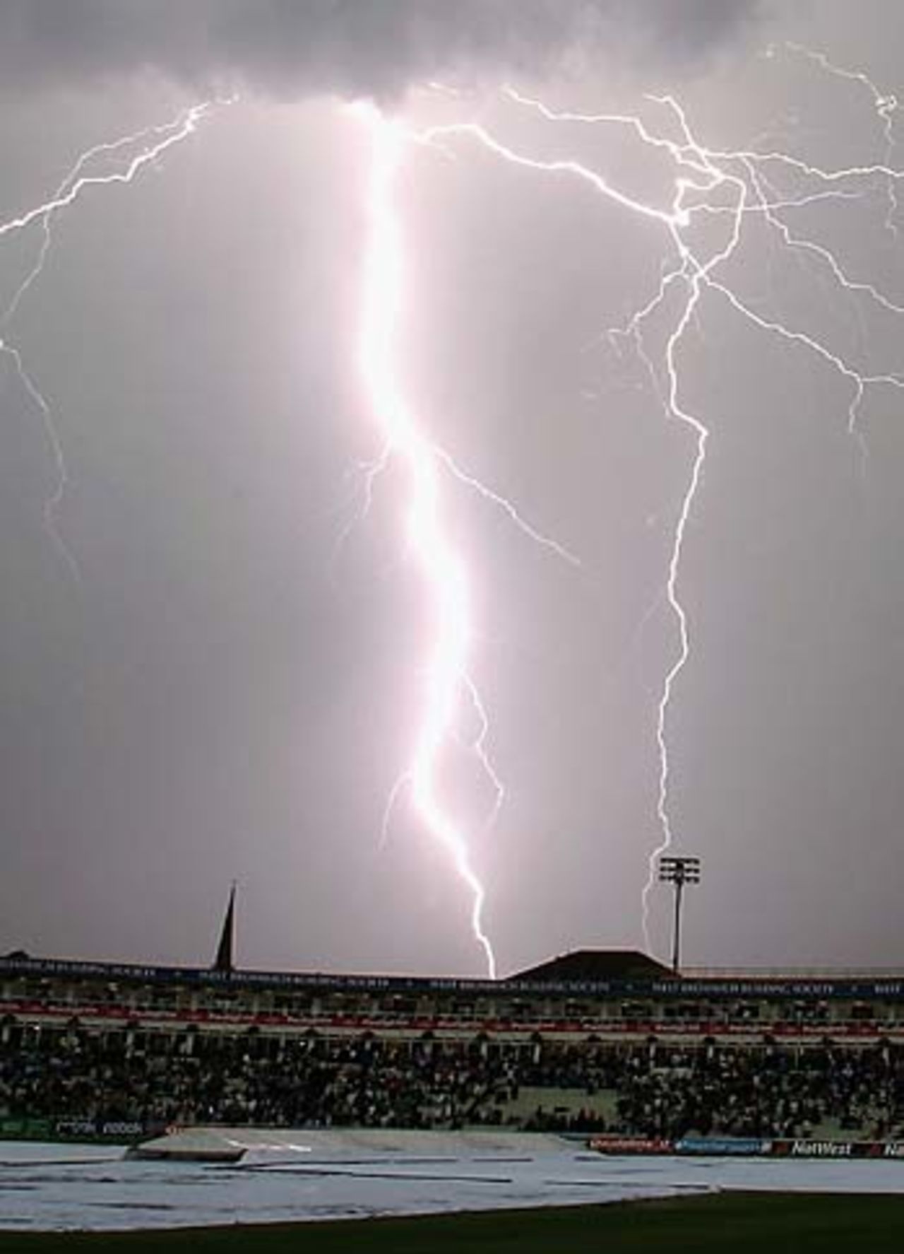Electrical storms over Edgbaston , England v Australia,  June 28, 2005