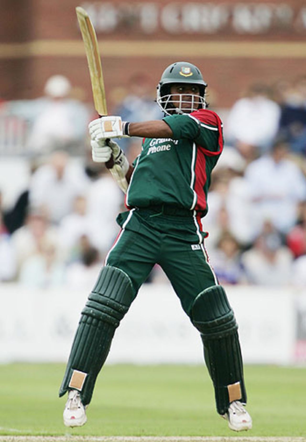 Shahriar Nafees adds to his career-best 75, Bangladesh v Australia, NatWest Series, June 30, 2005