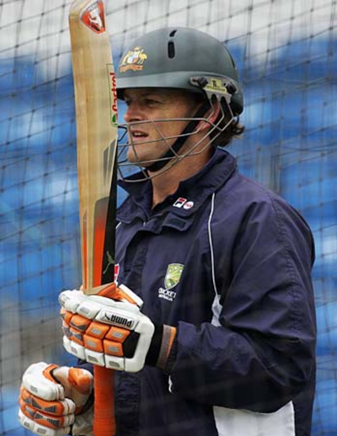 Adam Gilchrist in the nets, Headingley, July 5 2005
