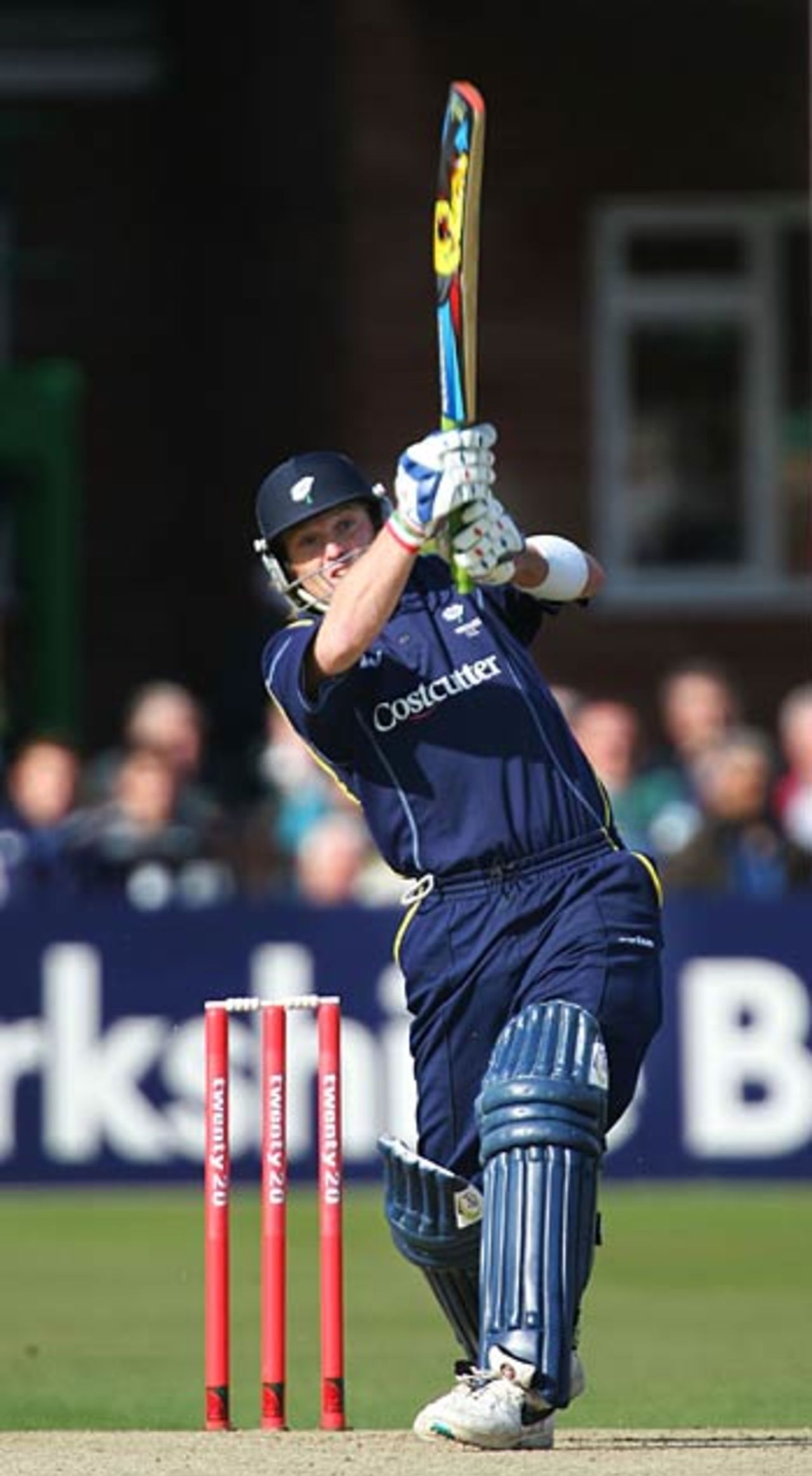 Ian Harvey hits out on his way to 77, Leicestershire v Yorkshire, Leicester, July 6, 2005
