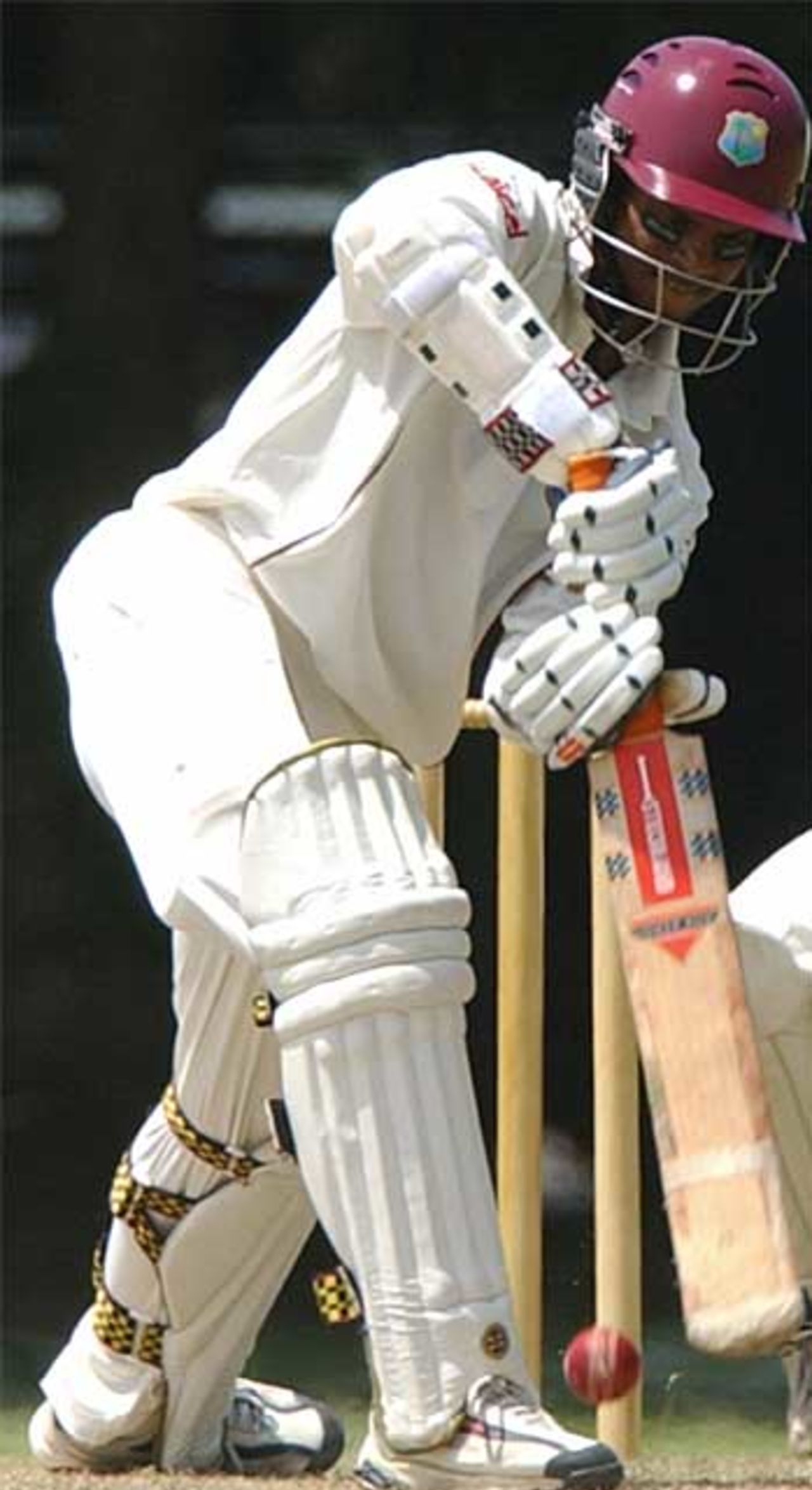 Shiv Chanderpaul makes just 15 as West Indies crumble on the first day at Nondescripts, Sri Lanka Board President's XI v West Indies, Colombo, July 9, 2005