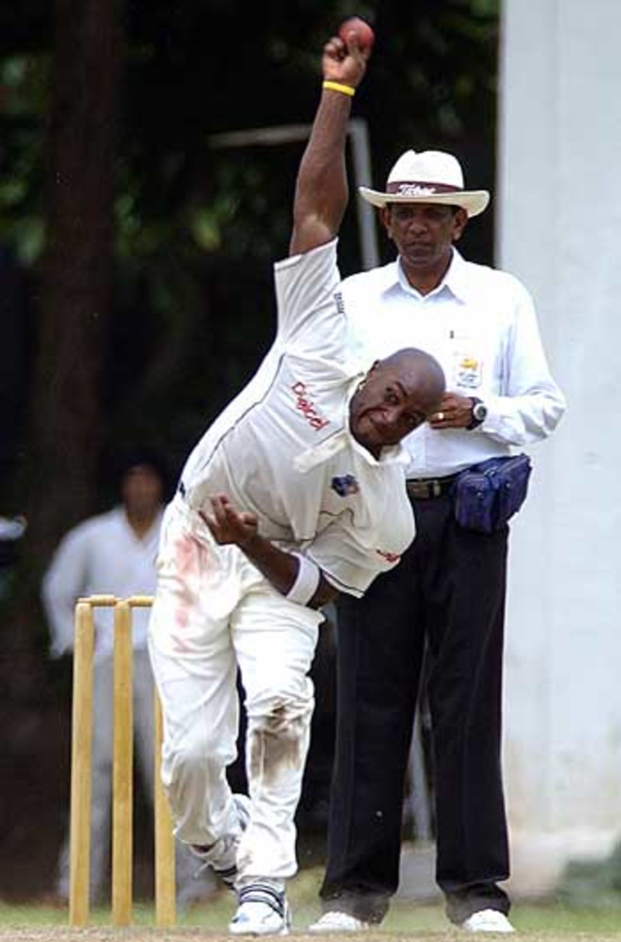 Tino Best in action as West Indies warm-up for their Test series against Sri Lanka, Sri Lanka Board President's XI, Colombo, July 10