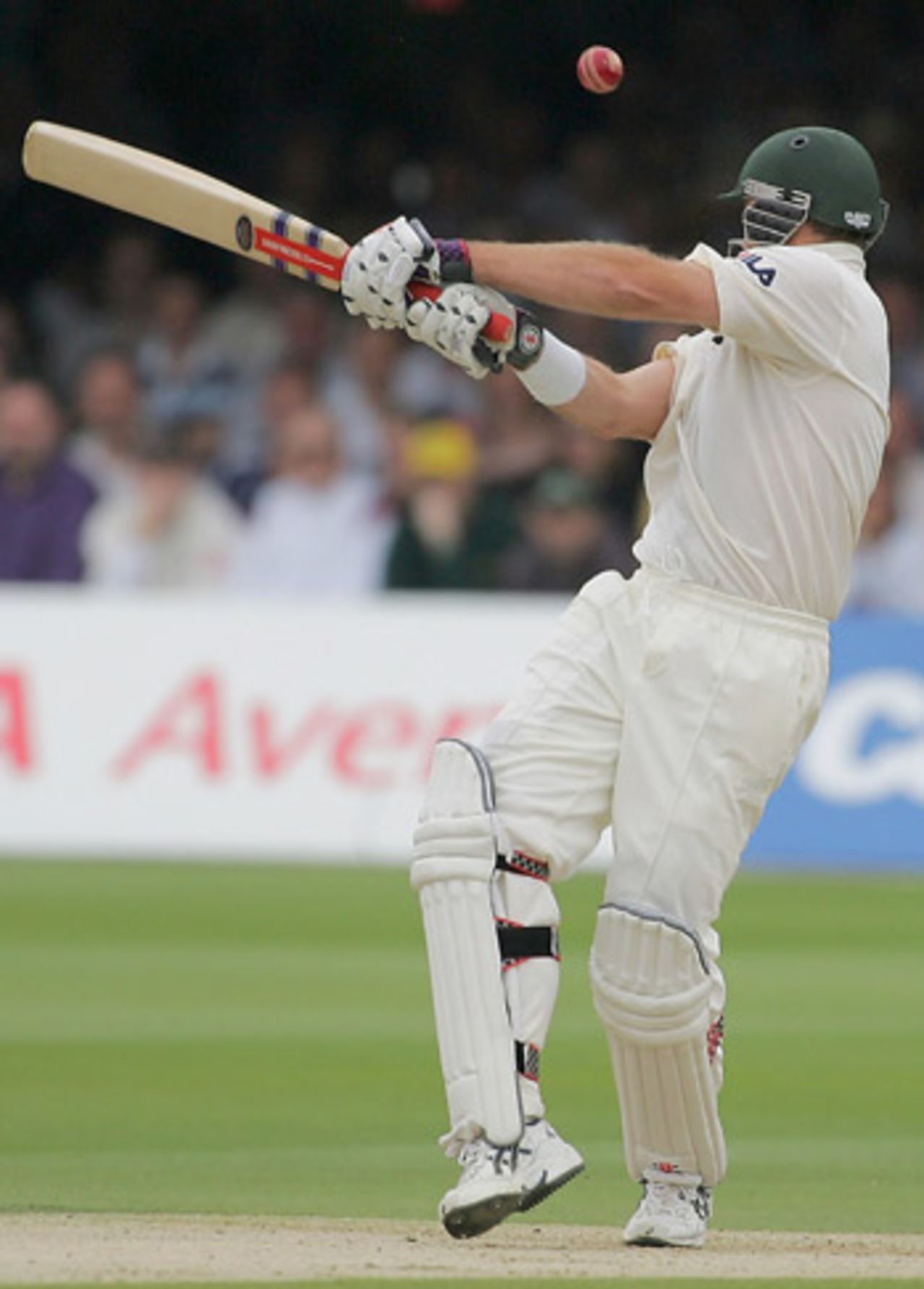 Matthew Hayden is hit on the helmet, England v Australia, Lord's, July 21, 2005
