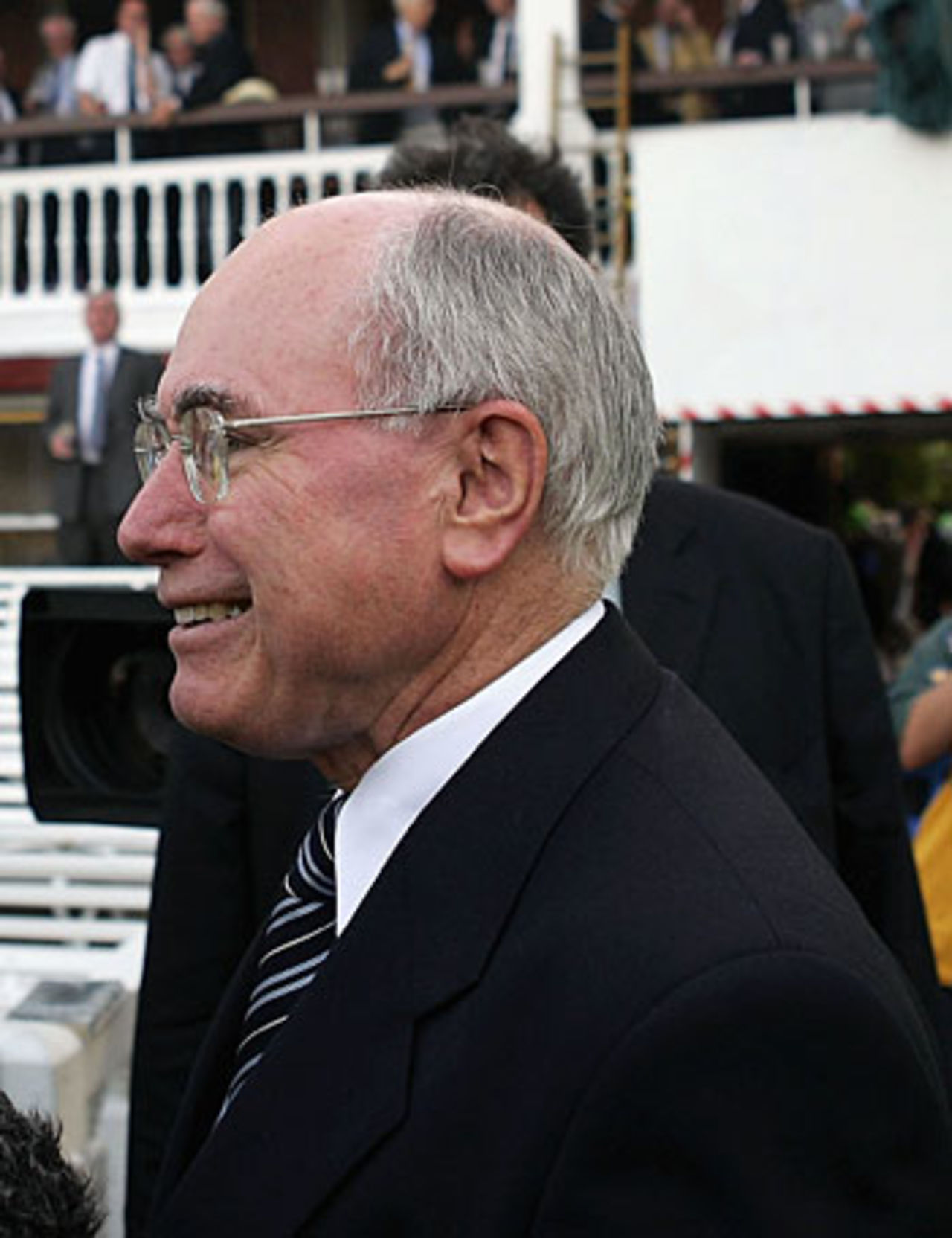 Australian Prime Minister John Howard at Lord's, England v Australia, July 22, 2005
