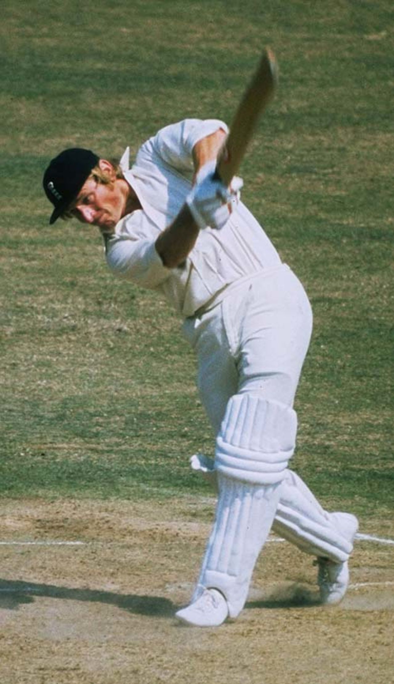 Barry Wood drives, England v Australia, Lord's, 2nd Test, July 1975