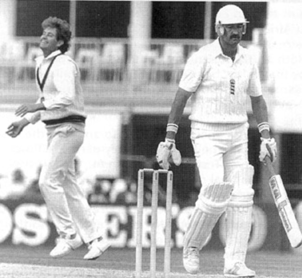 Terry Alderman dismisses Graham Gooch , England v Australia, 1989