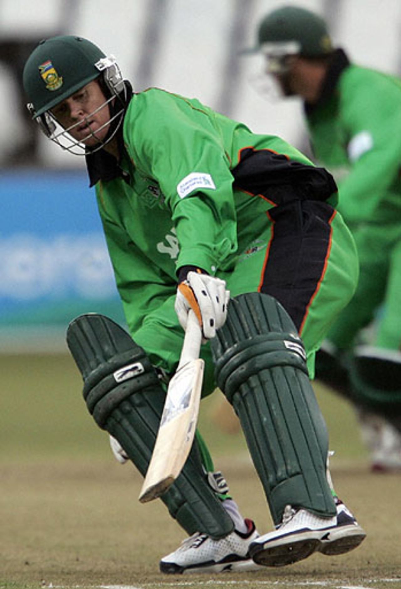 Shaun Pollock's 44 helped the African XI reach a paltry 106,  Africa XI v Asia XI, 3rd ODI, Durban, August 21, 2005