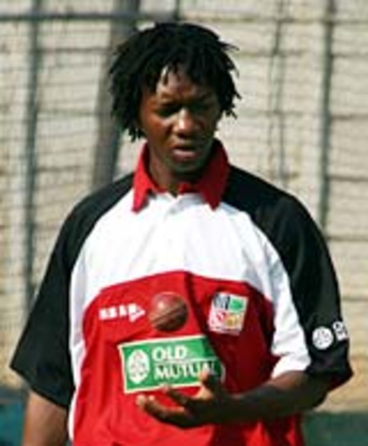 Keith Dabengwa in the nets, Bulawayo, August 5, 2005