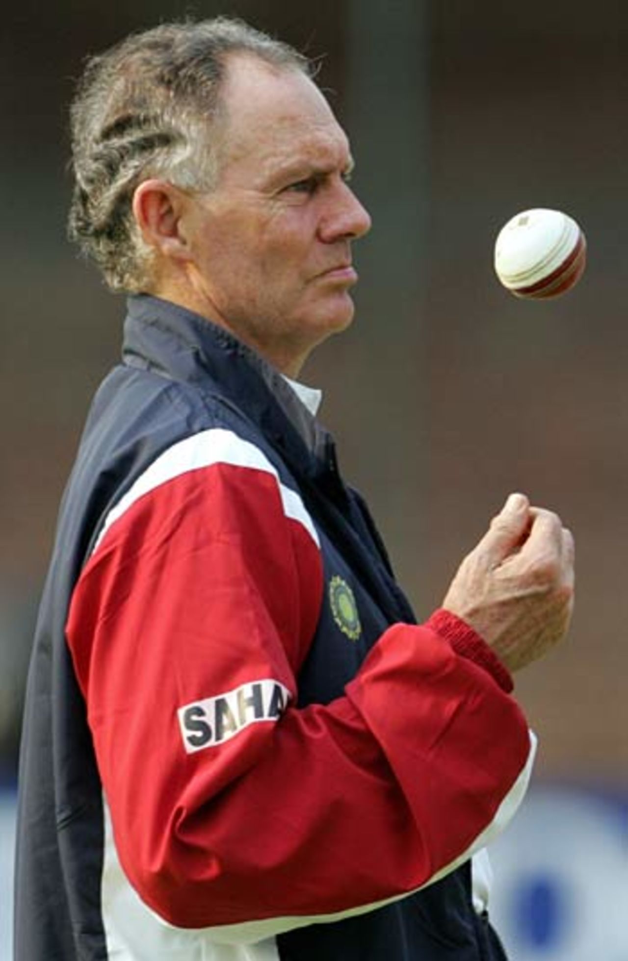 Greg Chappell oversees India's training , Bulawayo, August 25, 2005