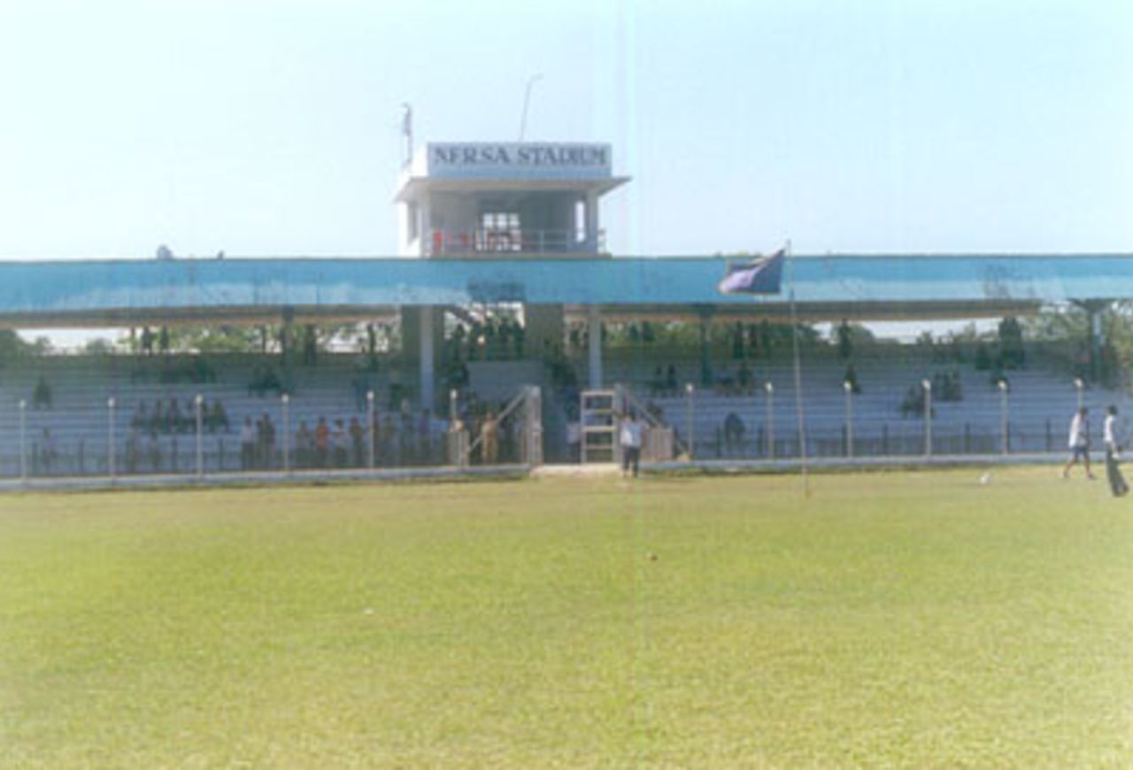 View of the Pavilion at North-East Frontier Railway Stadium