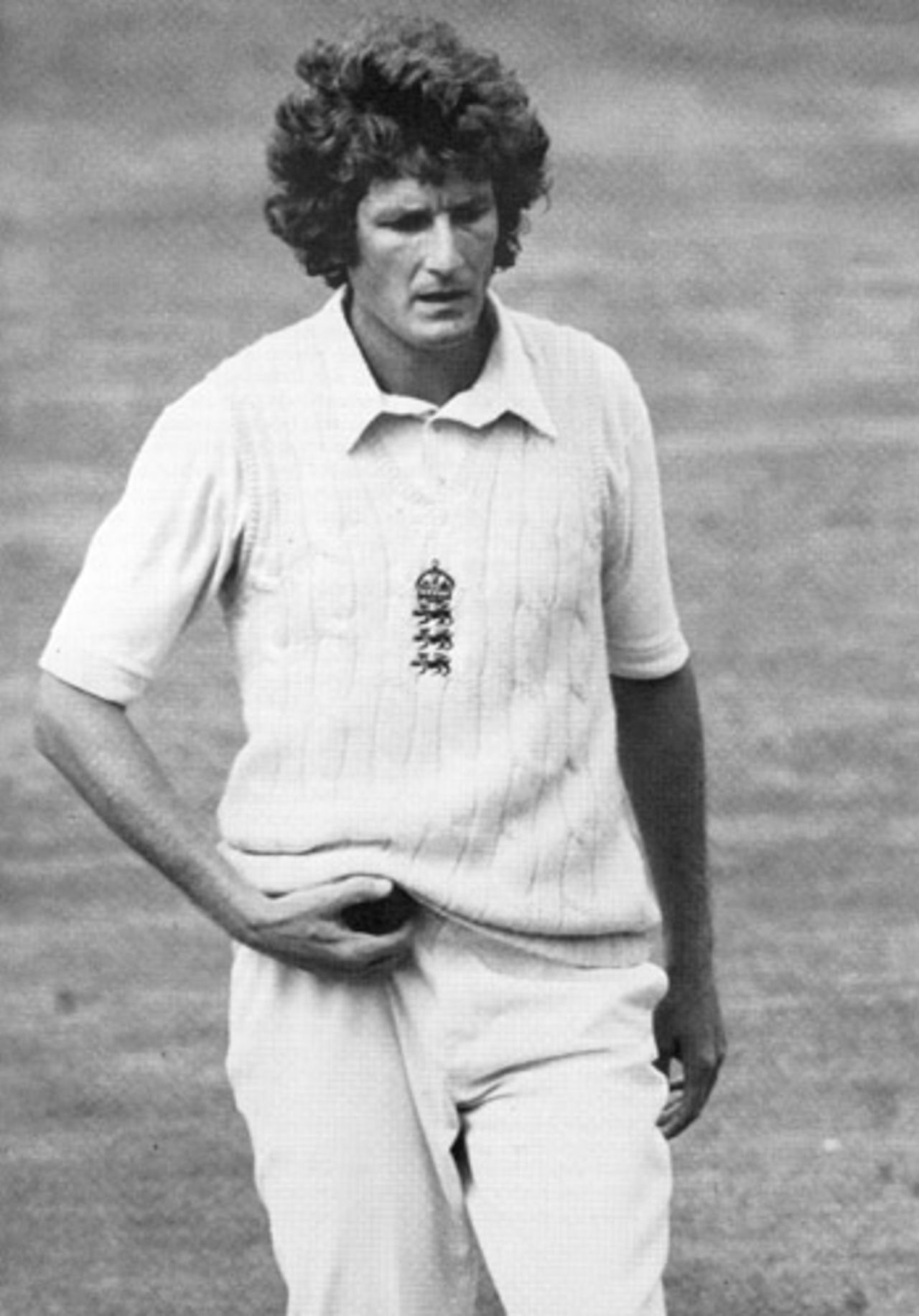 Bob Willis walks back to his mark, England v Australia, Headingley, July 20, 1981