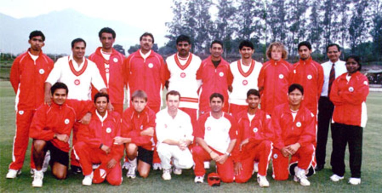 Hong Kong team in Nepal for their 3-day match in the 2005-06 ACC Fast Track Countries Tournament
