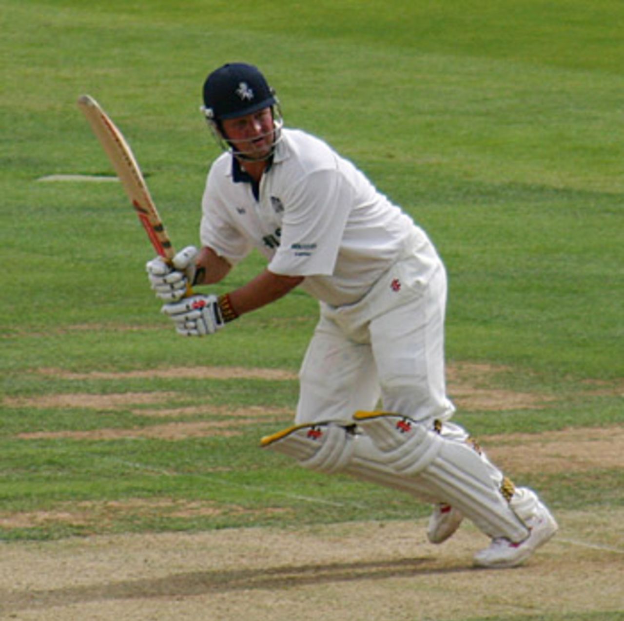 Rob Key turns the ball to leg, Middlesex v Kent, Lord's, September 7, 2005