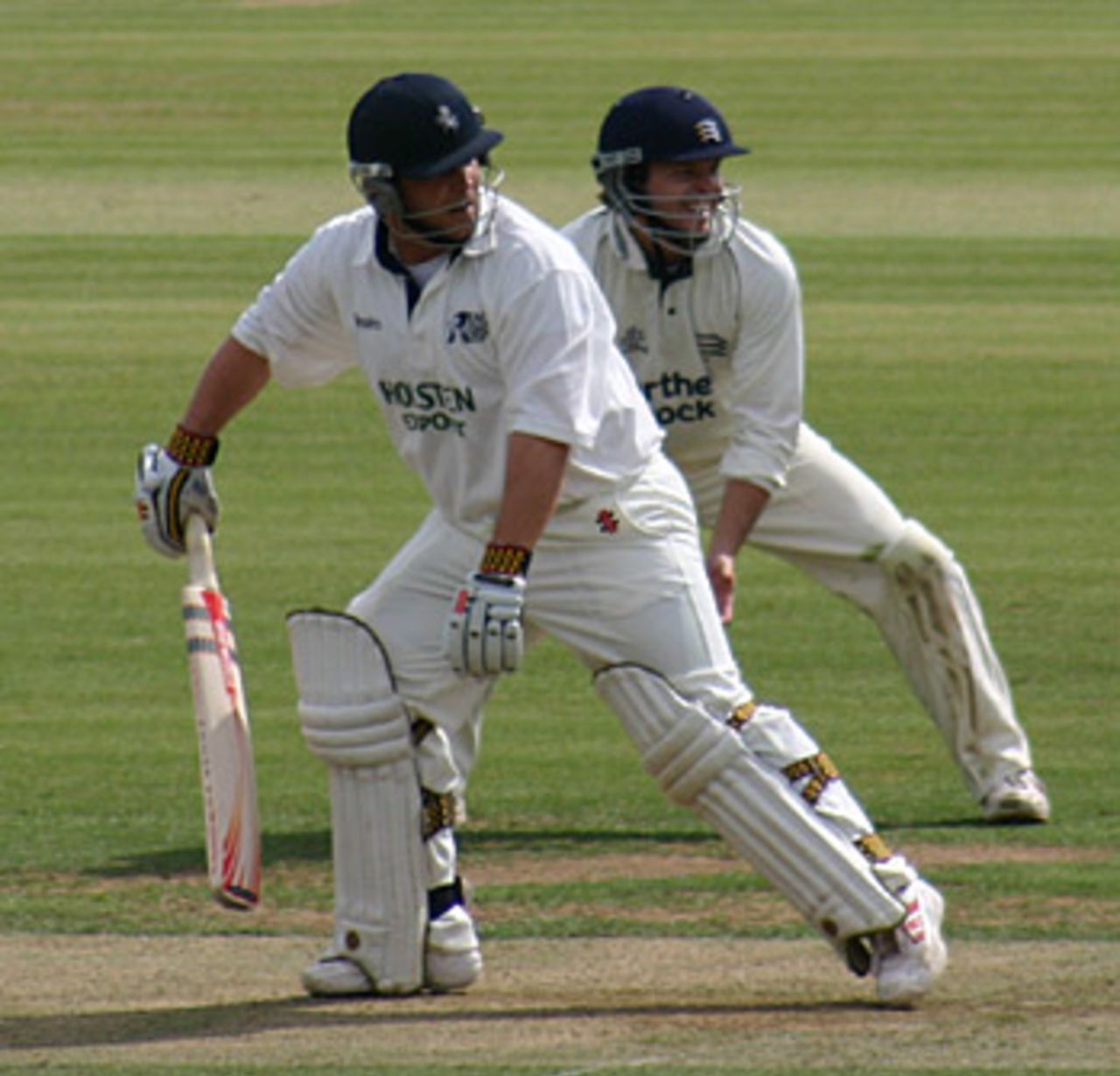 Matthew Walker looks back as Ben Scott catches him off Peter Trego for 11, Middlesex v Kent, Lord's, September 7, 2005