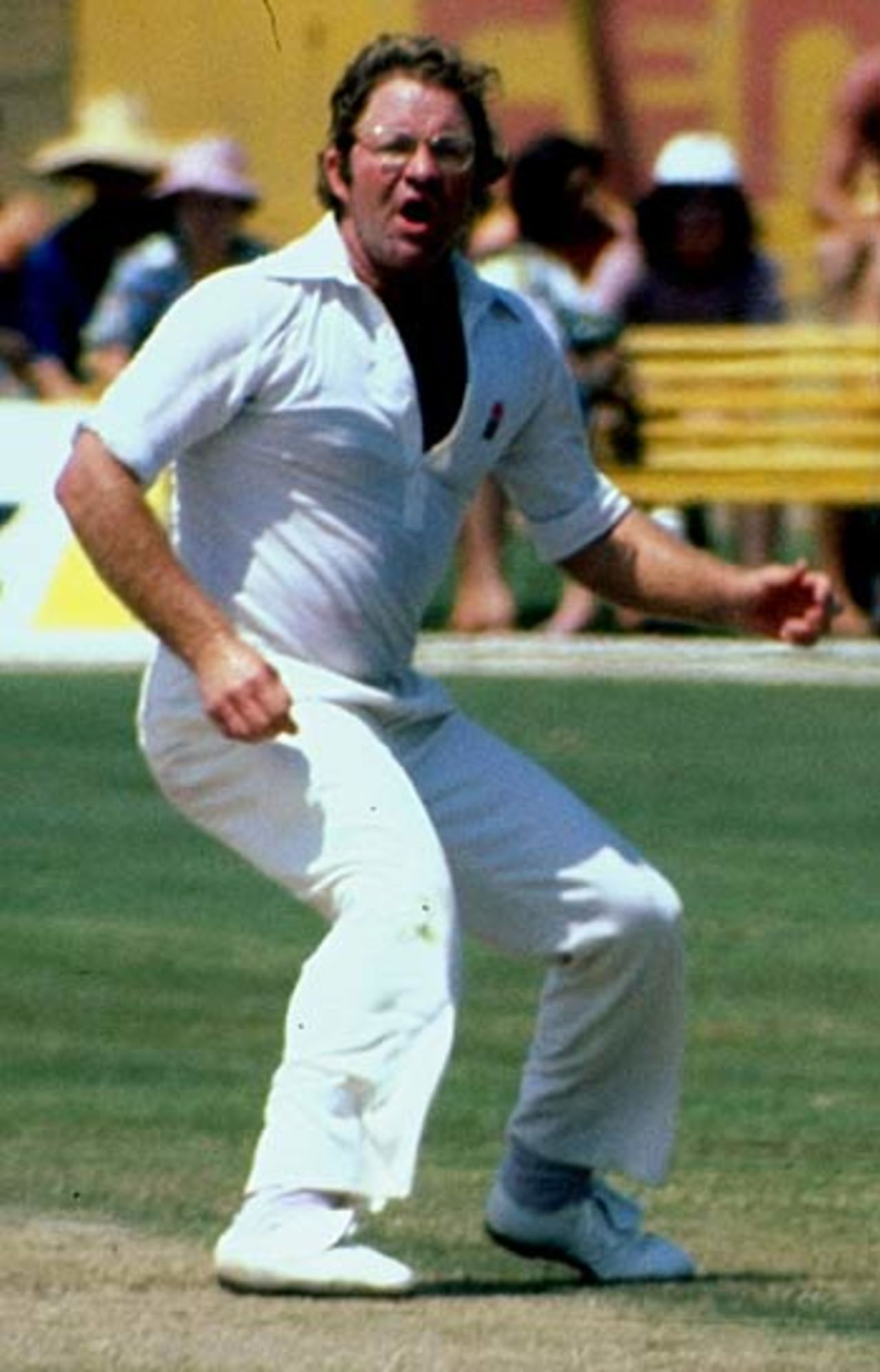 Eddie Barlow in action, June 1979