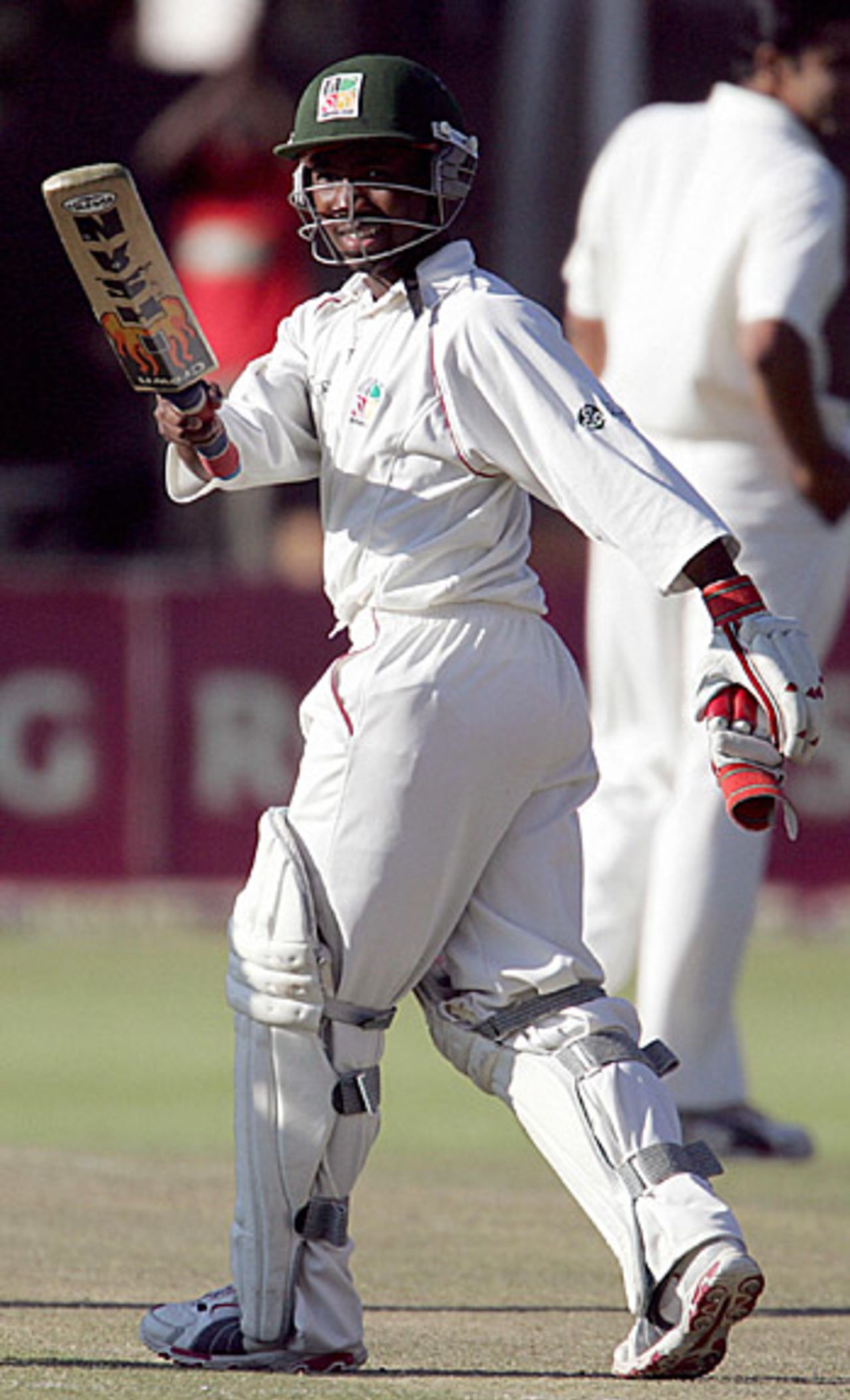 Tatenda Taibu reaches his fifty, Zimbabwe v India, 1st Test, Bulawayo, September 13, 2005