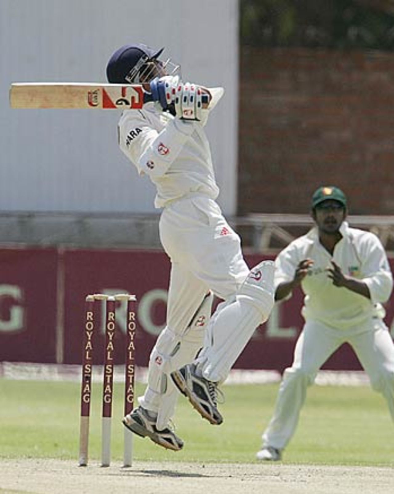 Gautam Gambhir plays the upper-cut, Zimbabwe v India, September 14, 2005