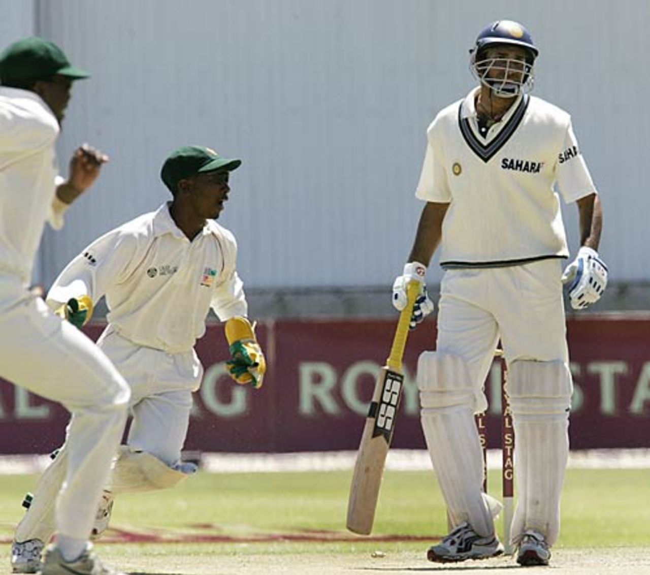 VVS Laxman was run out after playing a sublime innings of 140, Zimbabwe v India, 1st Test, Bulawayo, September 15, 2005