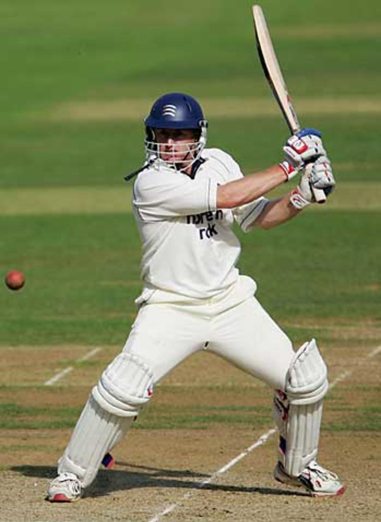 Scott Styris cuts powerfully, Surrey v Middlesex, The Oval, September 21, 2005