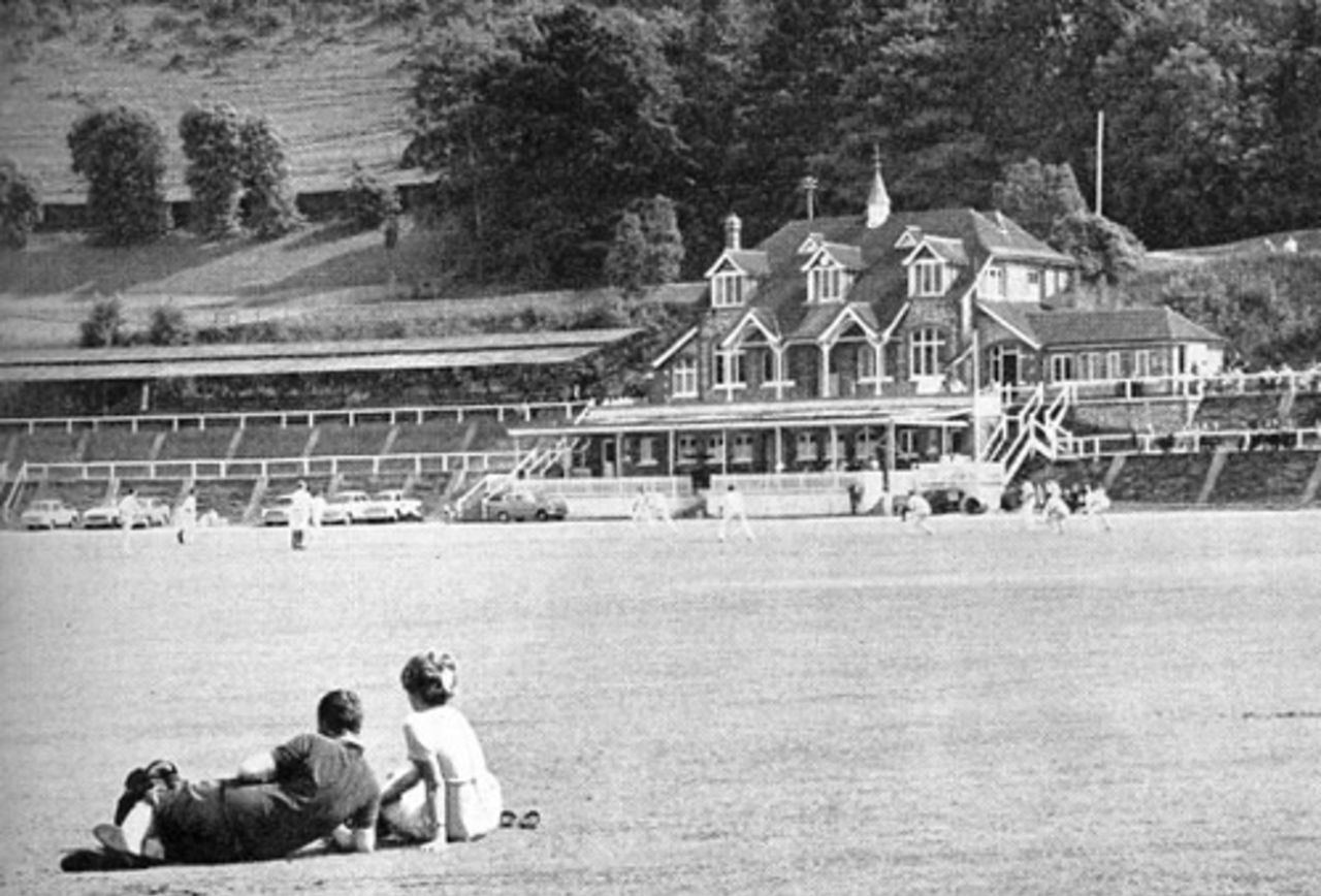 A general view of the Crabble Athletic Ground, Dover (circa 1965)