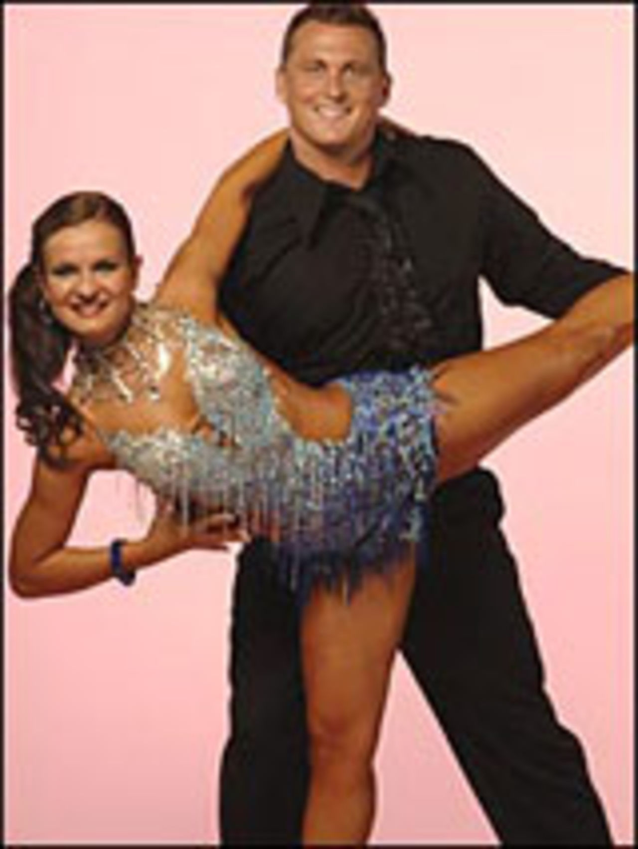 Darren Gough and his dance partner Lilia Kopylova, September 25, 2005