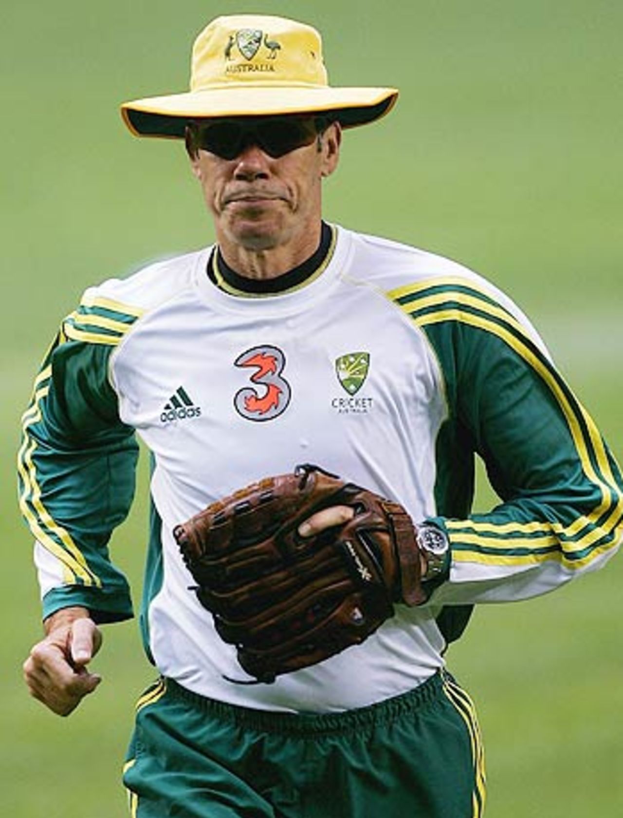 John Buchanan prepares for Australia's Super Series games against World XI, Telstra Dome, Melbourne, October 3, 2005