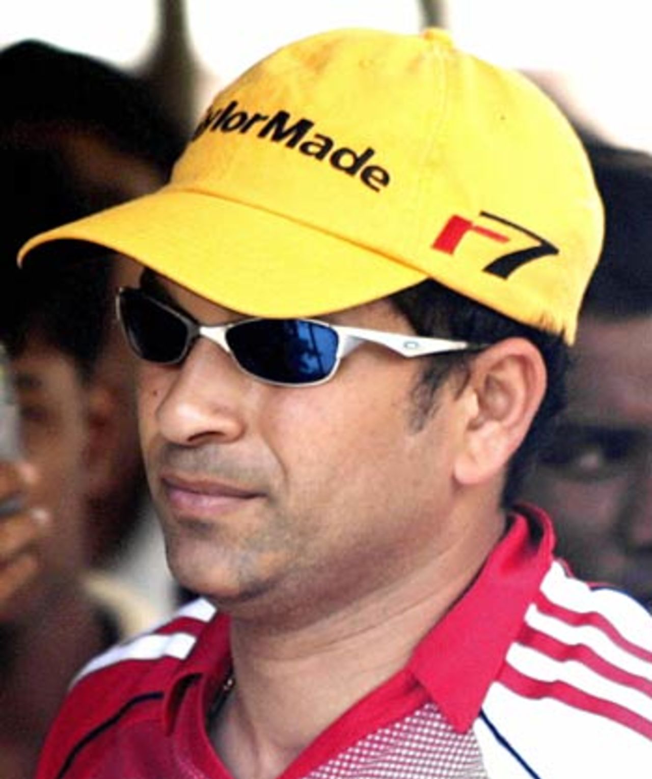 Sachin Tendulkar addresses the media before practice, Mumbai, October 7, 2005