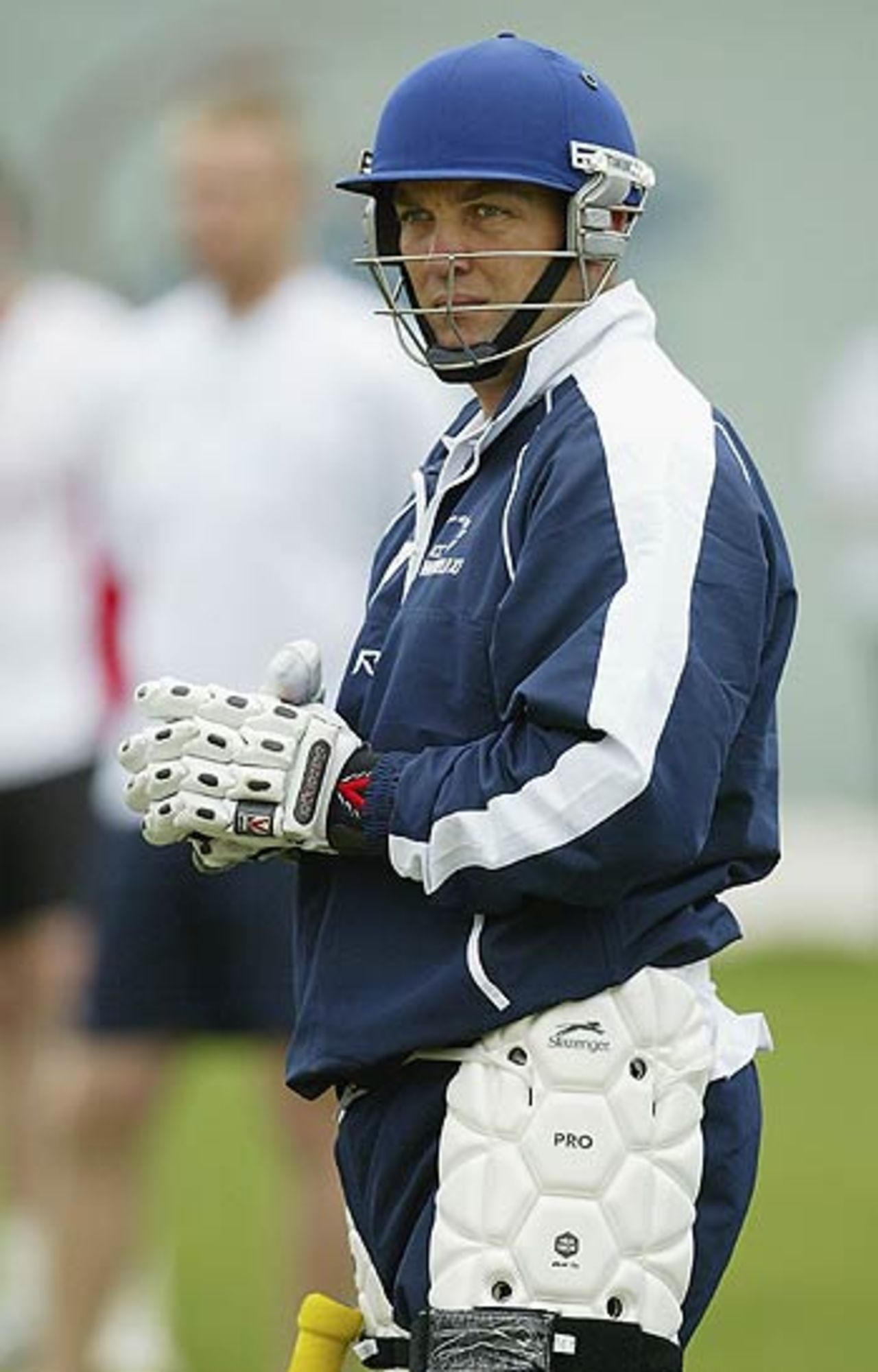 Jacques Kallis at the nets ahead of the Super Test, Sydney, October 12, 2005