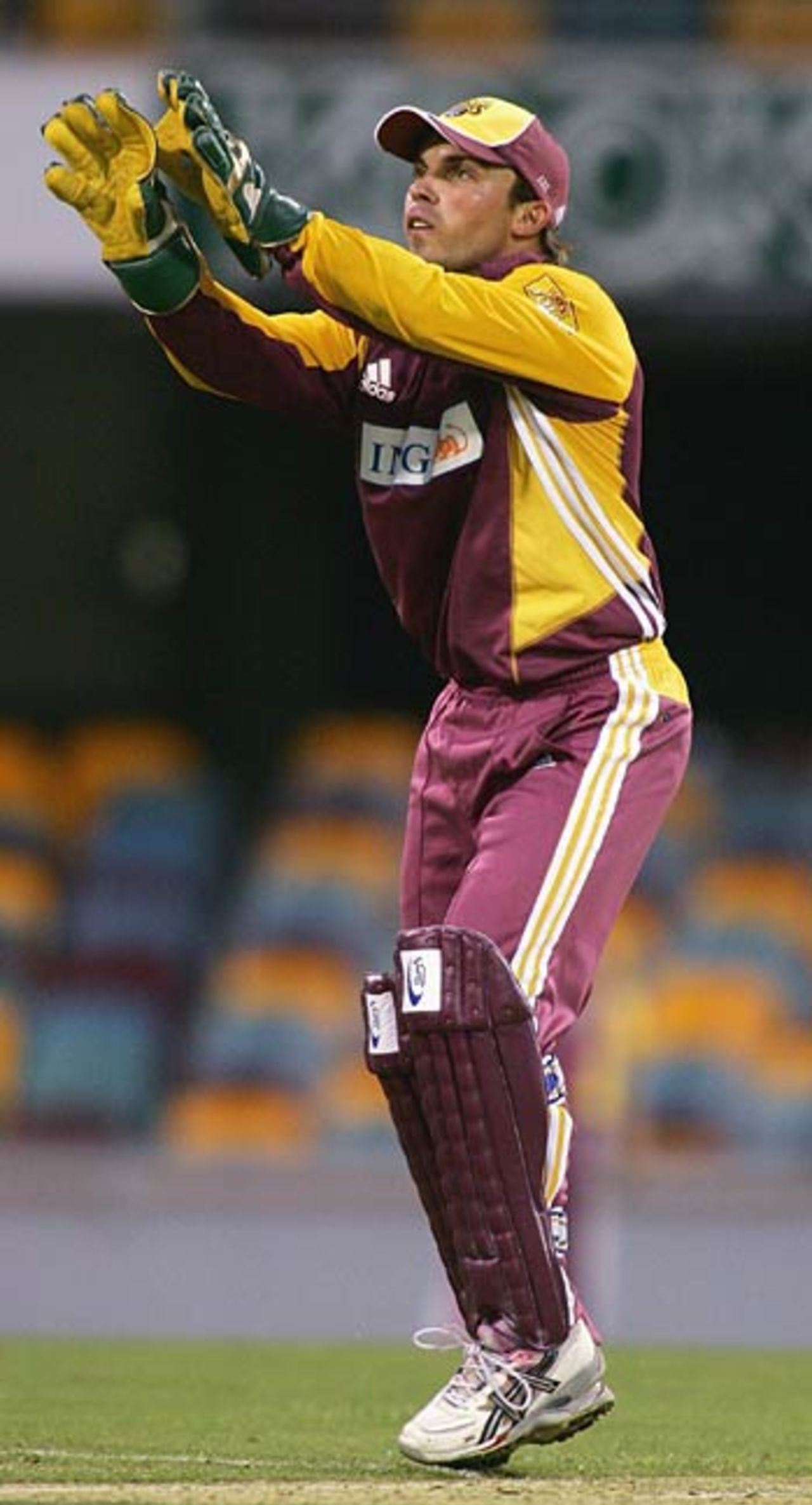Chris Hartley in action, Queensland v New South Wales, The Gabba, October 14, 2005