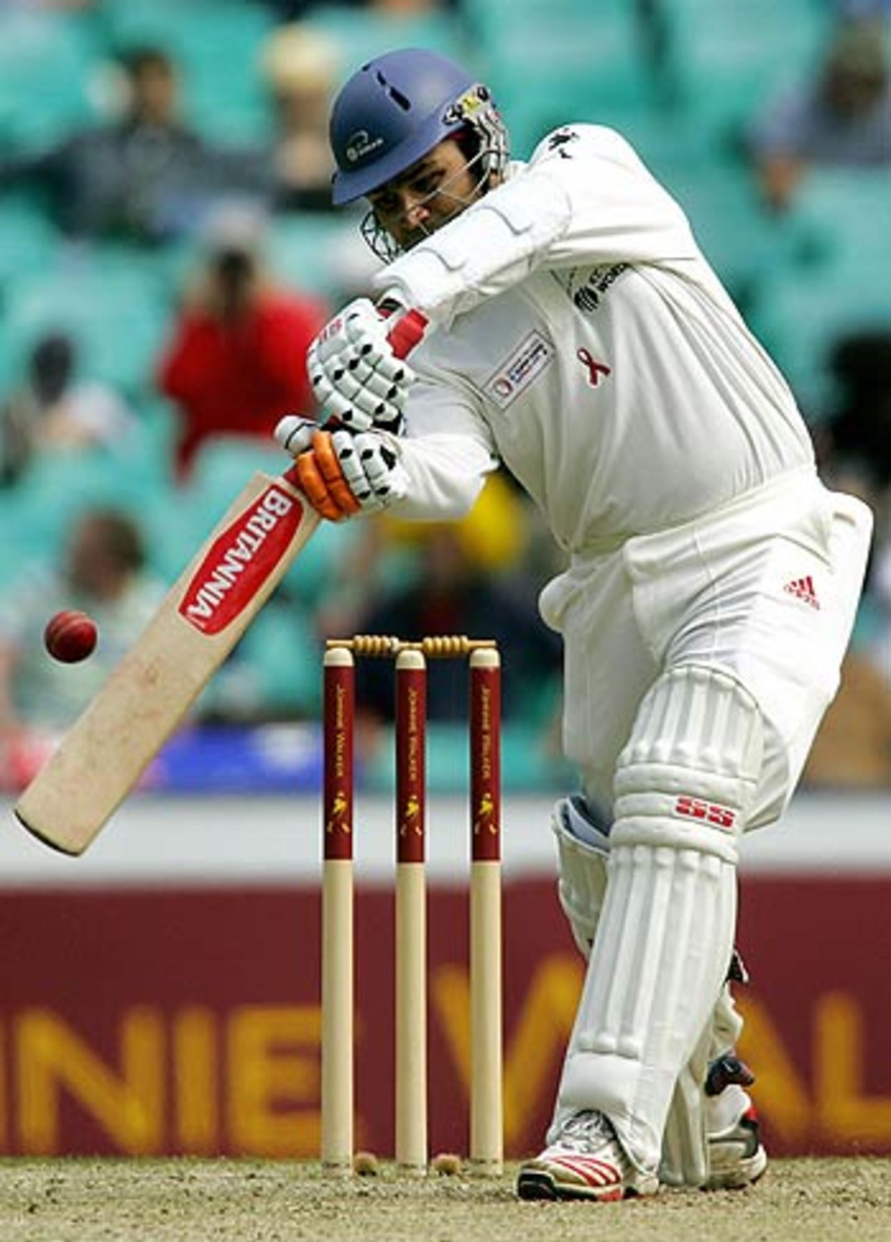 It was back to business as usual for Virender Sehwag as he hit a brilliant half-century against one of his favorite bowling attacks, Australia v World XI, Super Test, 2nd Day, Sydney, October 15, 2005