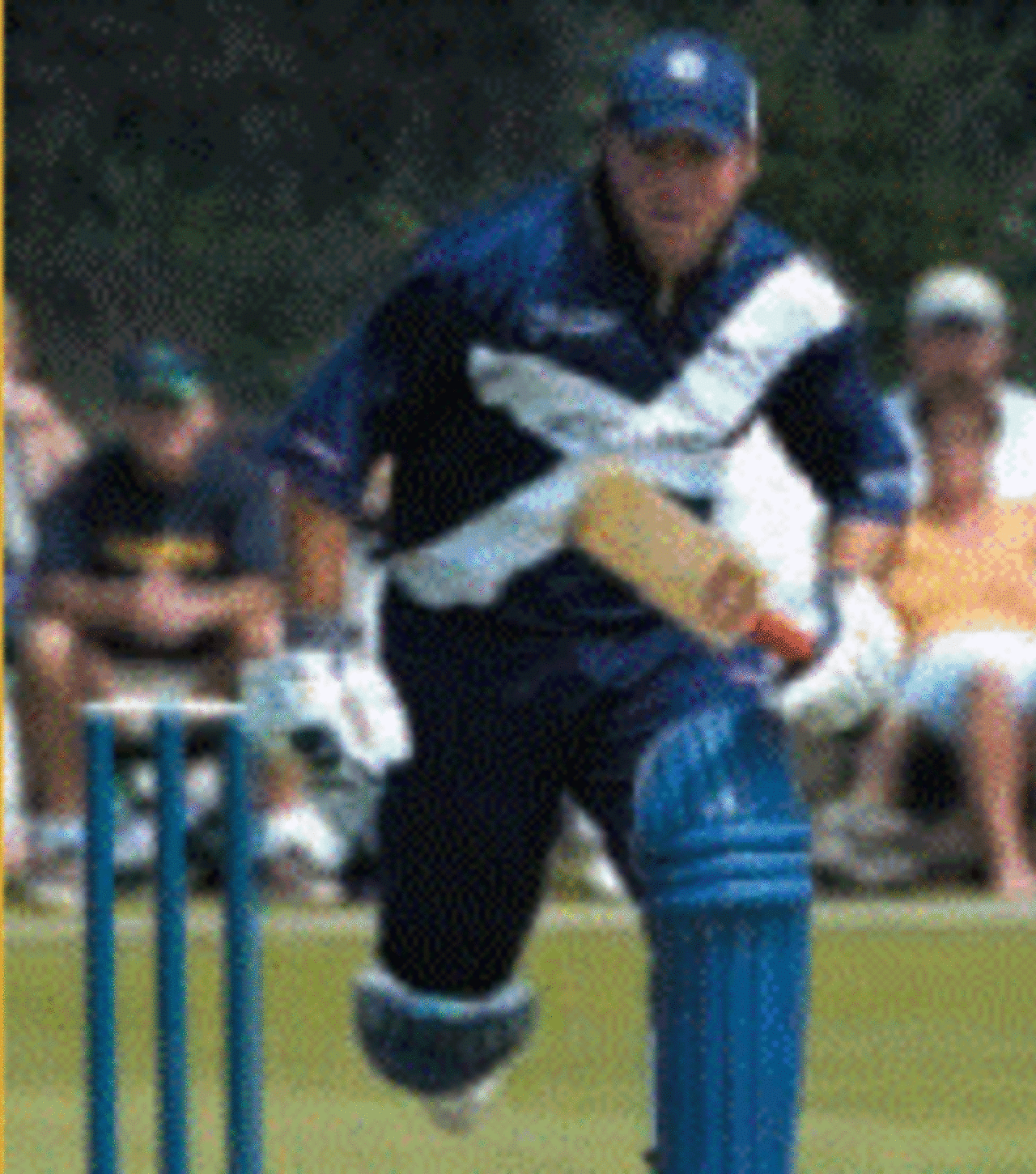 Scotalnd Scoring a run in the ICC Trophy
