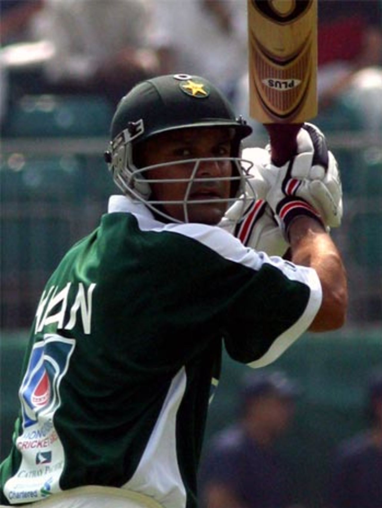 Moin Khan at the 2003 Hong Kong International Cricket Sixes