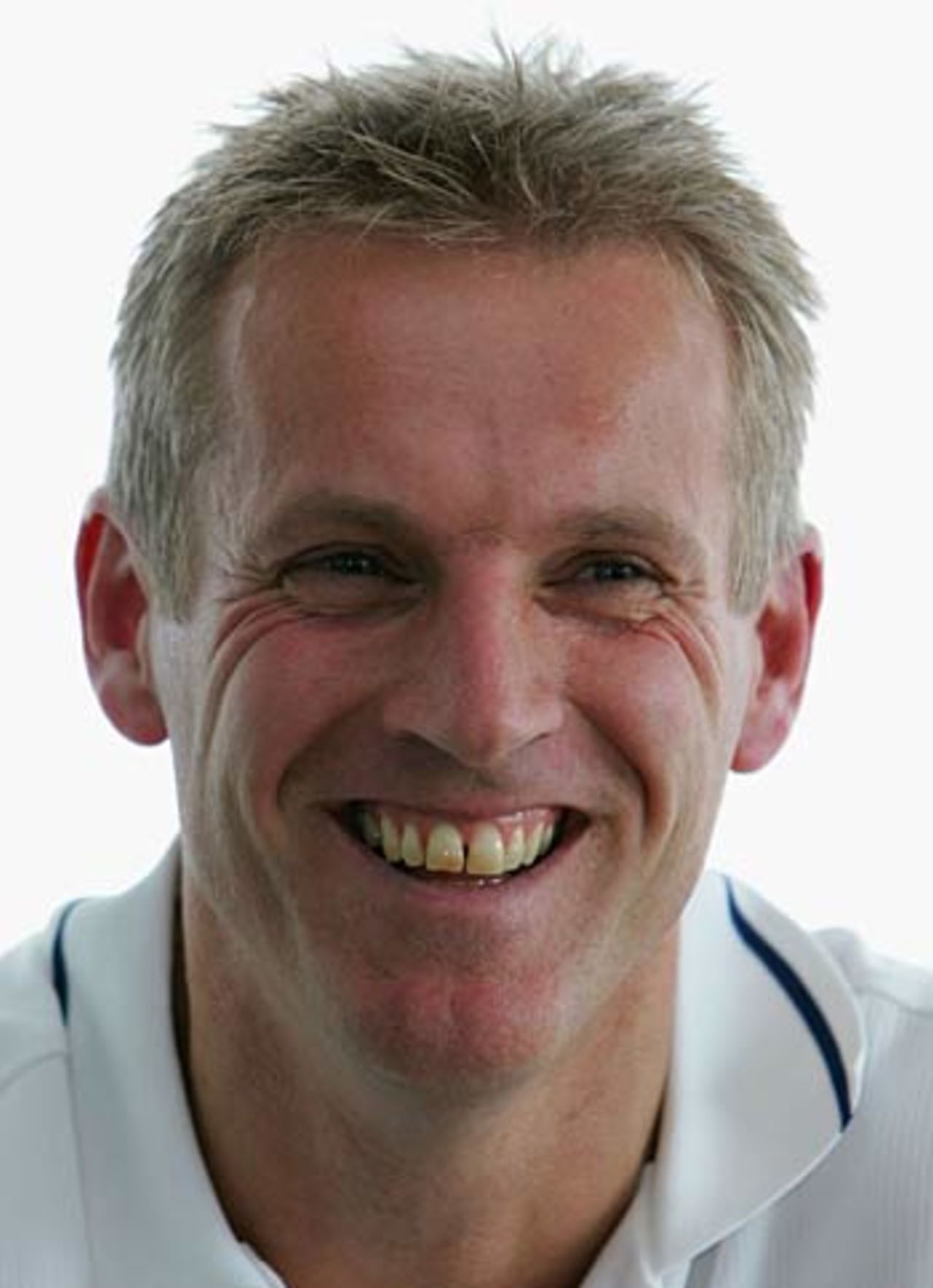 Peter Moores faces the media at the National Cricket Academy in Loughborough, October 19, 2005