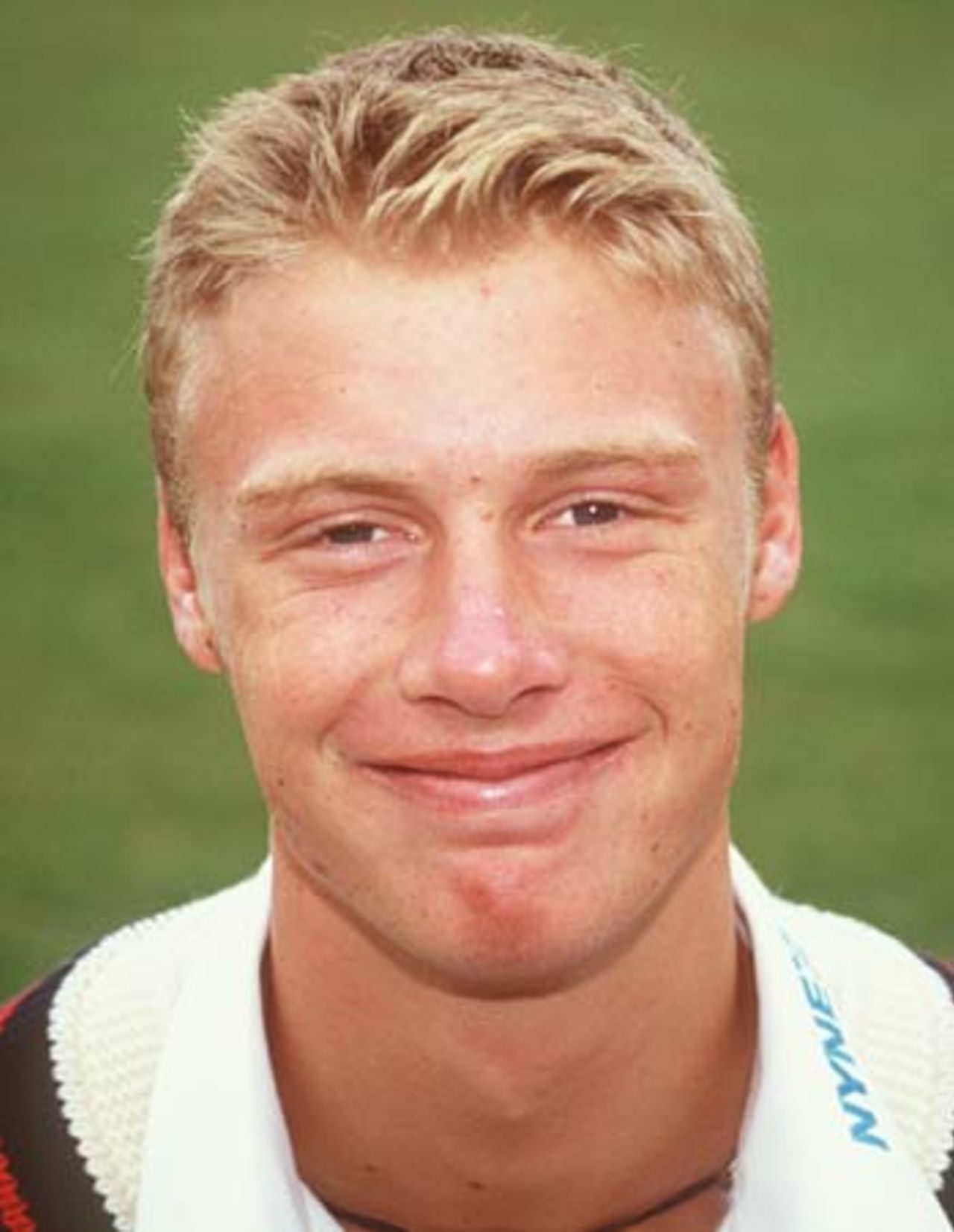 Portrait of Andrew Flintoff in 1996