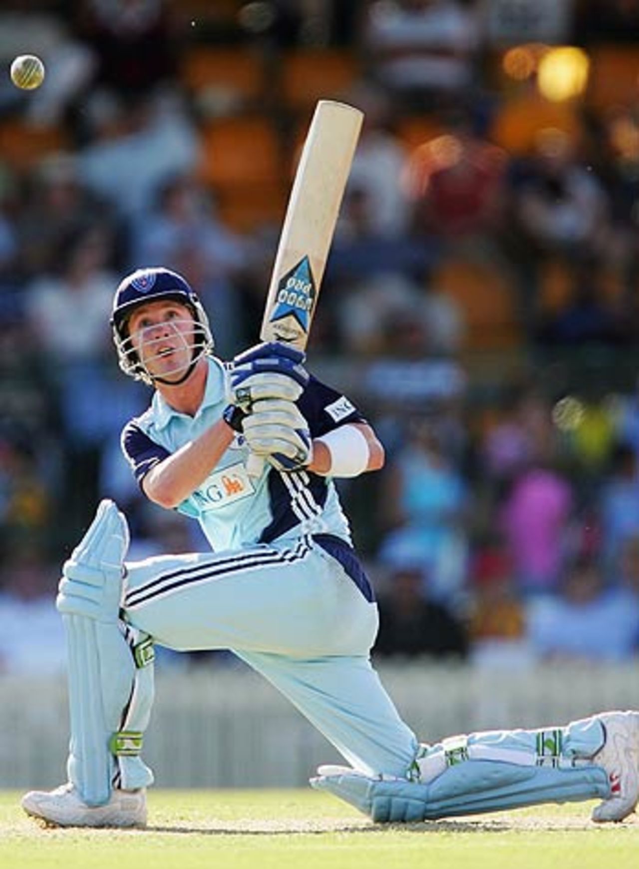Michael Clarke sweeps on his way to 55, New South Wales v South Australia, ING Cup, Sydney, October 23, 2005