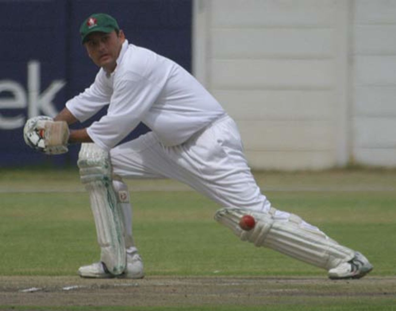 Hitesh Modi batting, Kenya v Ireland, Windhoek, October 27, 2005