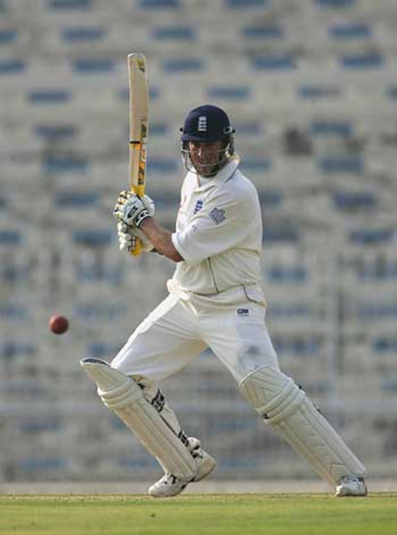 Marcus Trescothick showed impressive early form in Pakistan as he rescued England from an early batting collapse, Patron's XI v England XI, Rawalpindi, Tour Match, 1st day, October 31, 2005