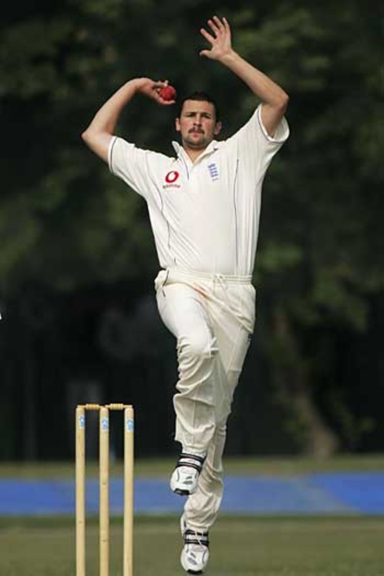 Steve Harmison worked up some pace, but failed to take a wicket as England lost by six wickets, Pakistan A v England XI, Tour Match, Lahore, November 8, 2005