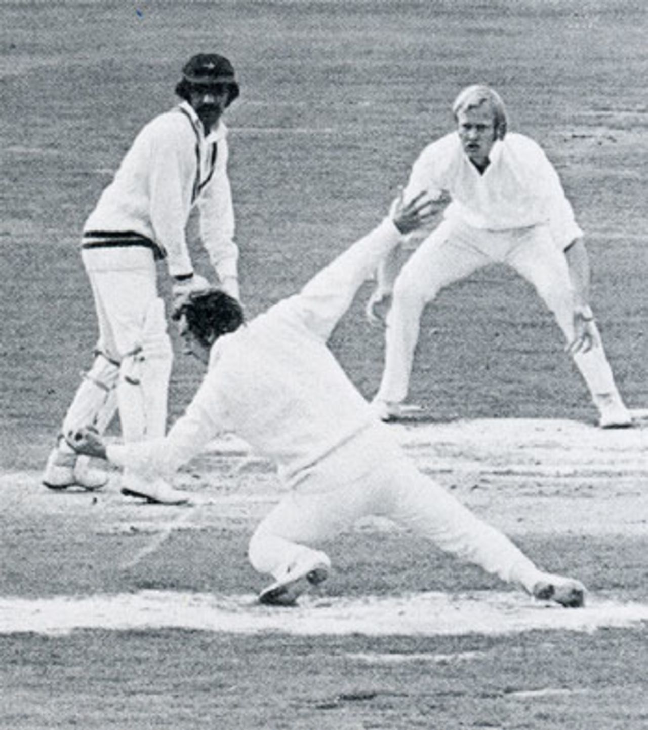 Wasim Raja  c Lloyd b Underwood 53, England v Pakistan, 2nd Test, Lord's, August 1974