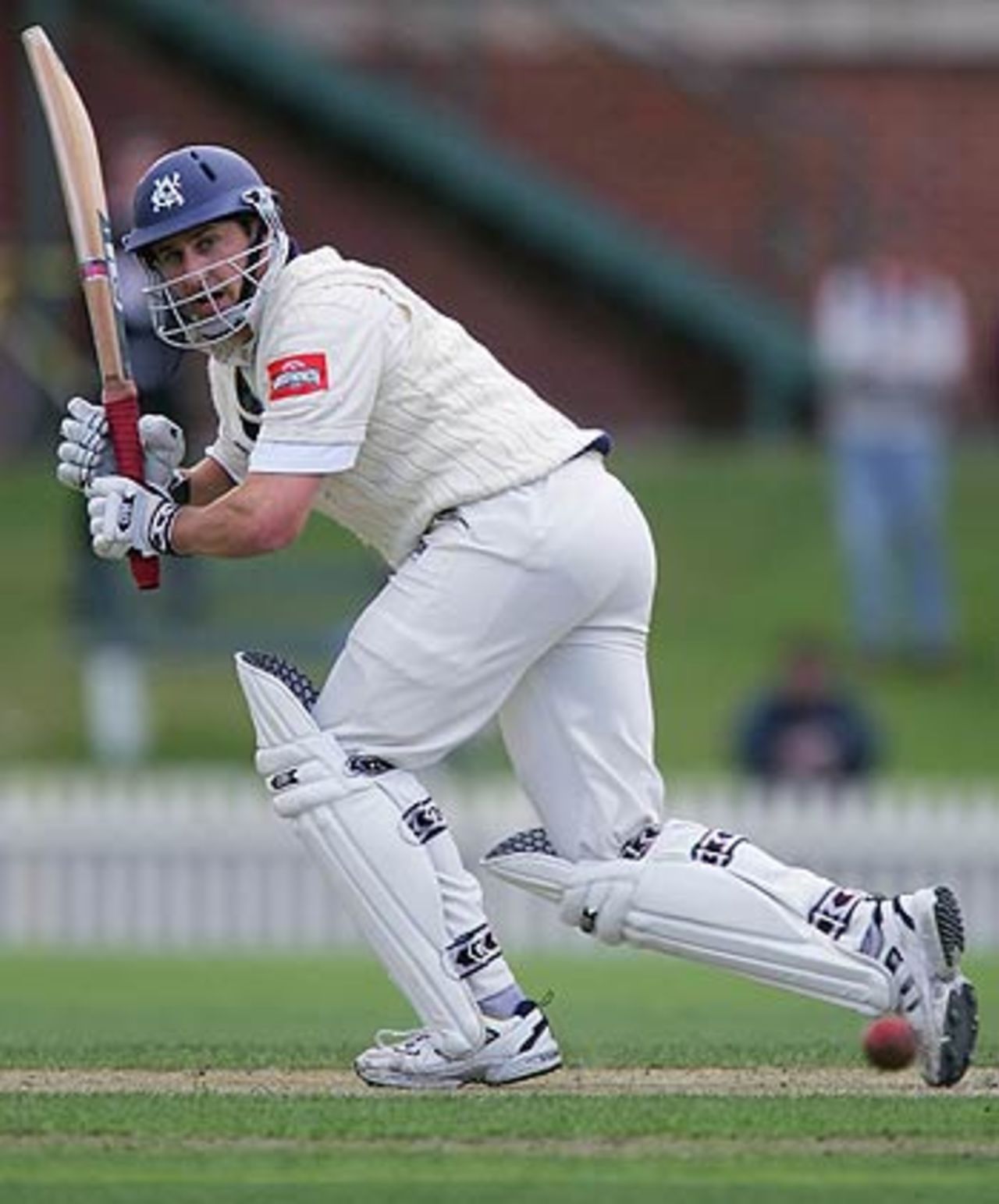 David Hussey ended the first day on 91 off 92 balls, Victoria v West Indians, Tour match, Junction Oval, Melbourne, November 11, 2005