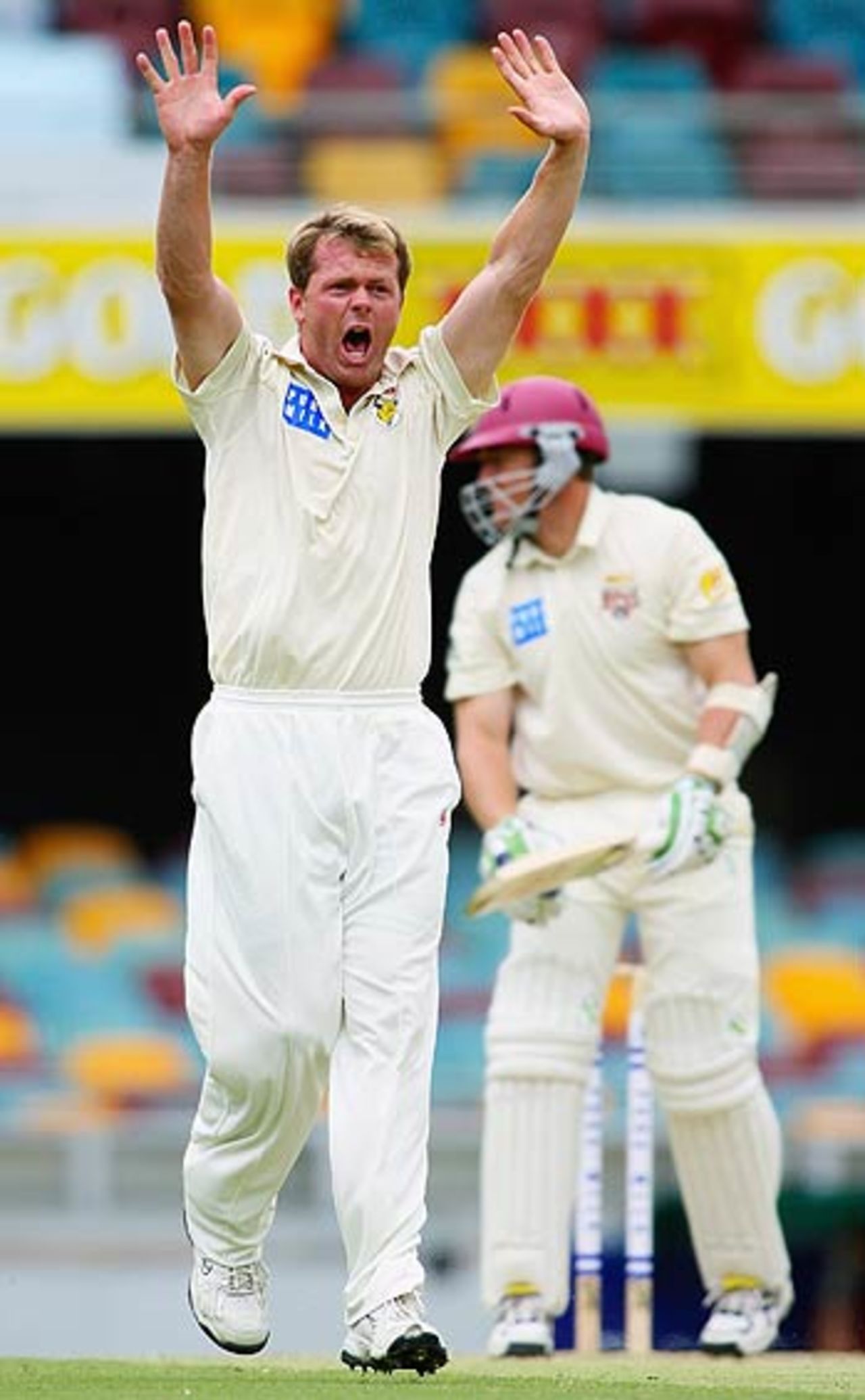 Victoria's Michael Lewis had Queensland in trouble in the Pura Cup clash, Queensland v Victoria, Gabba, 1st day, November 18, 2005