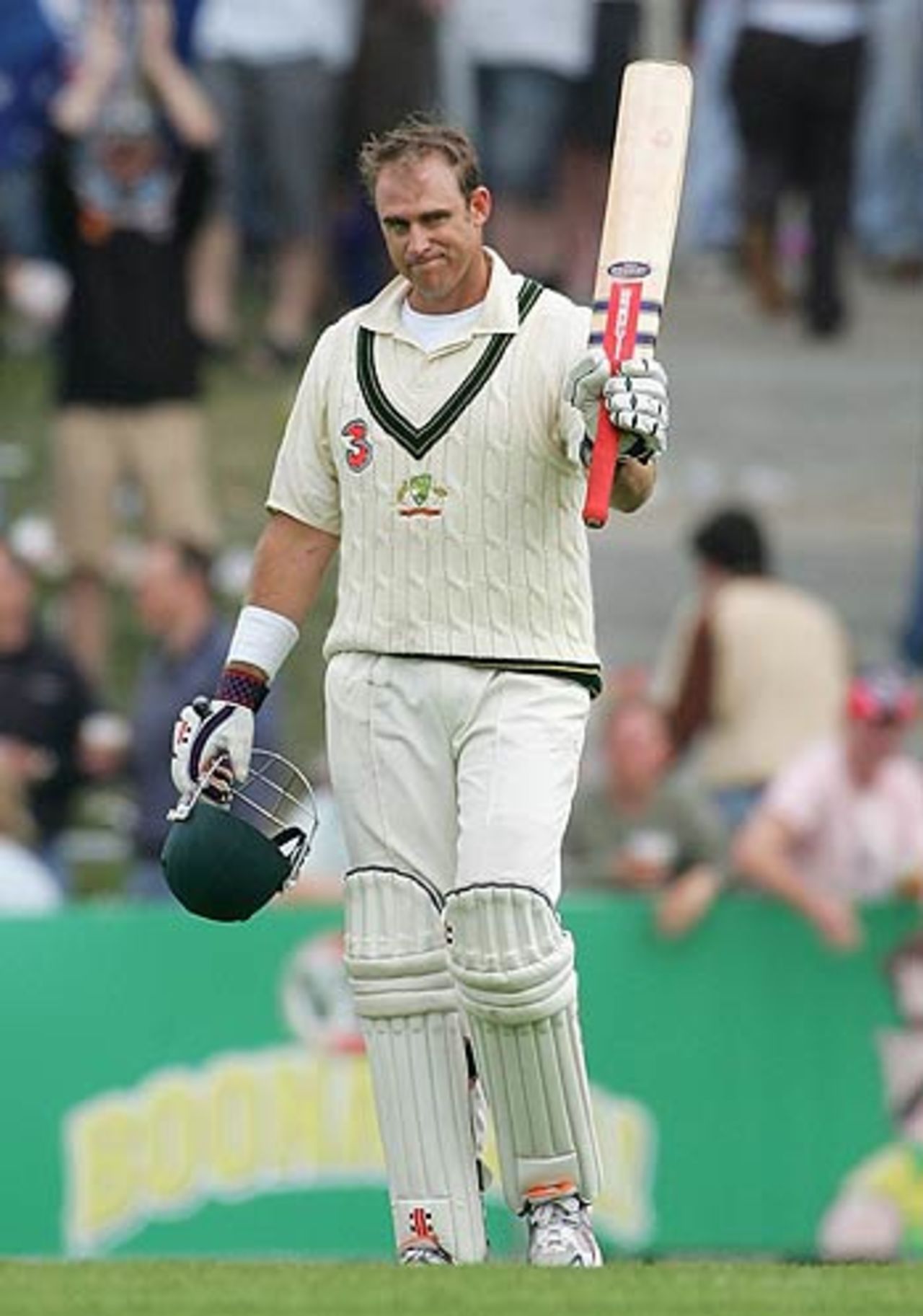 Matthew Hayden notched up his 24th Test hundred on day two at Hobart, Australia v West Indies, 2nd Test, Hobart, 2nd day, November 18, 2005