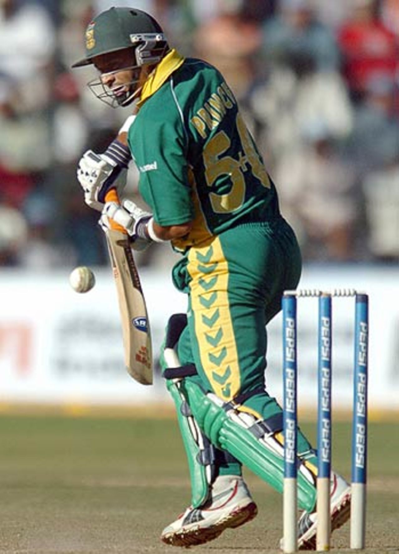 Ashwell Prince got to 30 before falling to Virender Sehwag, India v South Africa, 2nd ODI, Bangalore, November 19, 2005